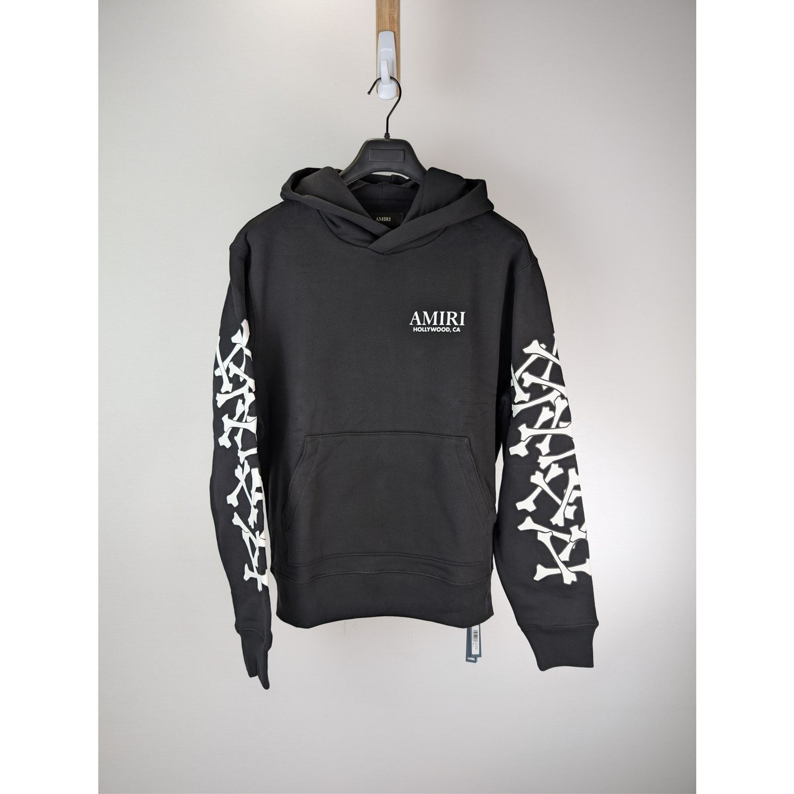 Amiri o1rshd1 Bones Stacked Hoodie in Black Size US L / EU 52-54 / 3 - 1 Thumbnail