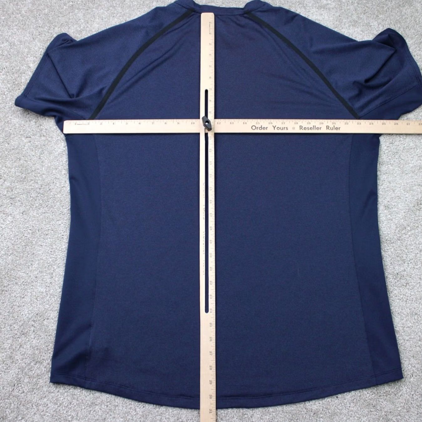 Skin Second Skin Shirt Mens 2XL XXL Blue Fitted Short Sleeve Crew Neck 92% Polyester 8% Spandex Size US XXL / EU 58 / 5 - 7 Thumbnail