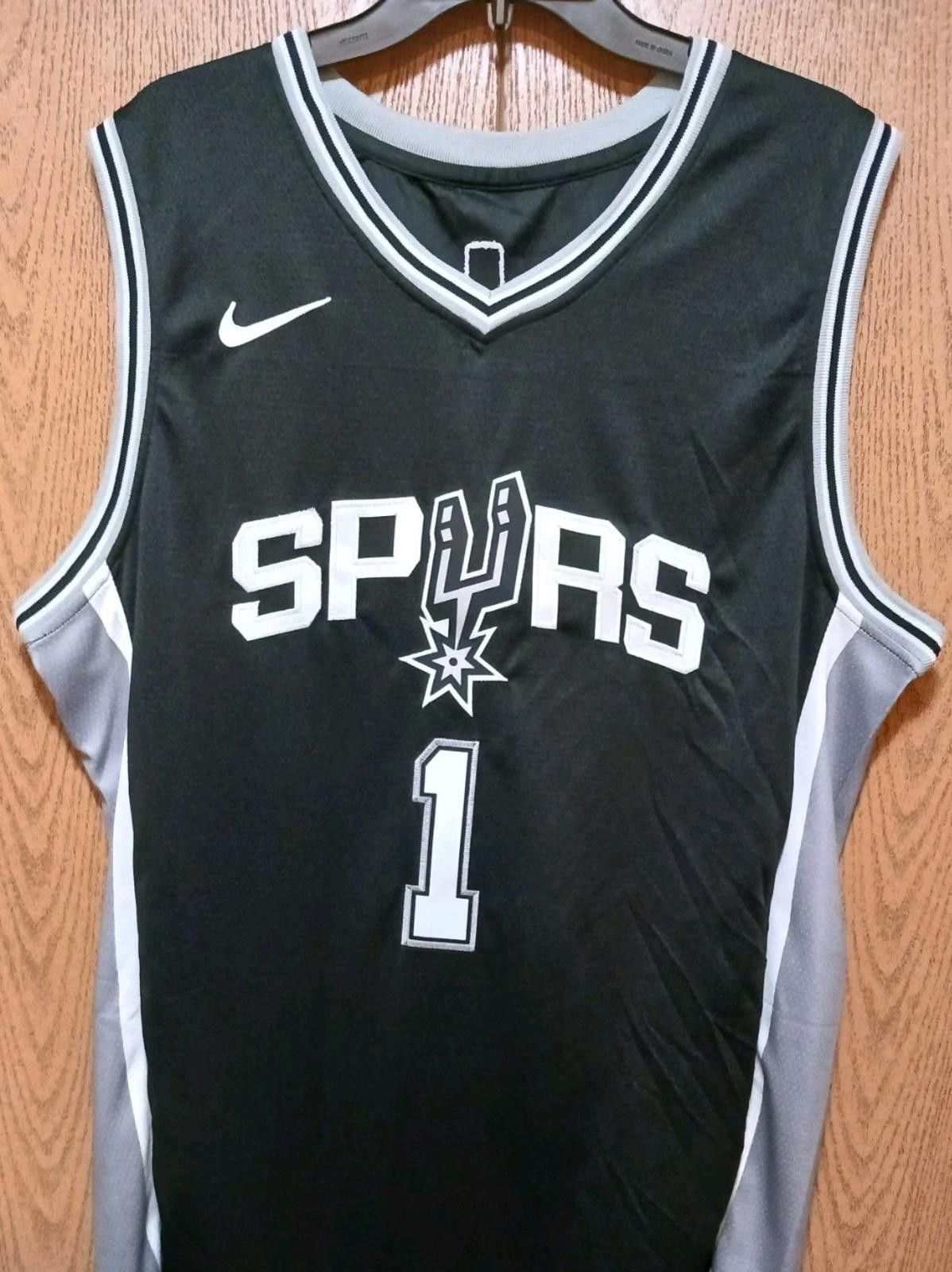 Nike Victor Wembanyama-(Spurs)-(Jersey)-(Black)-(New)-(L)-$95 Size US L / EU 52-54 / 3 - 1 Thumbnail