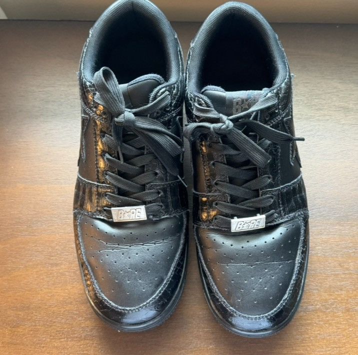 Bape Snakeskin Bapesta Size US 10 / EU 43 - 4 Thumbnail