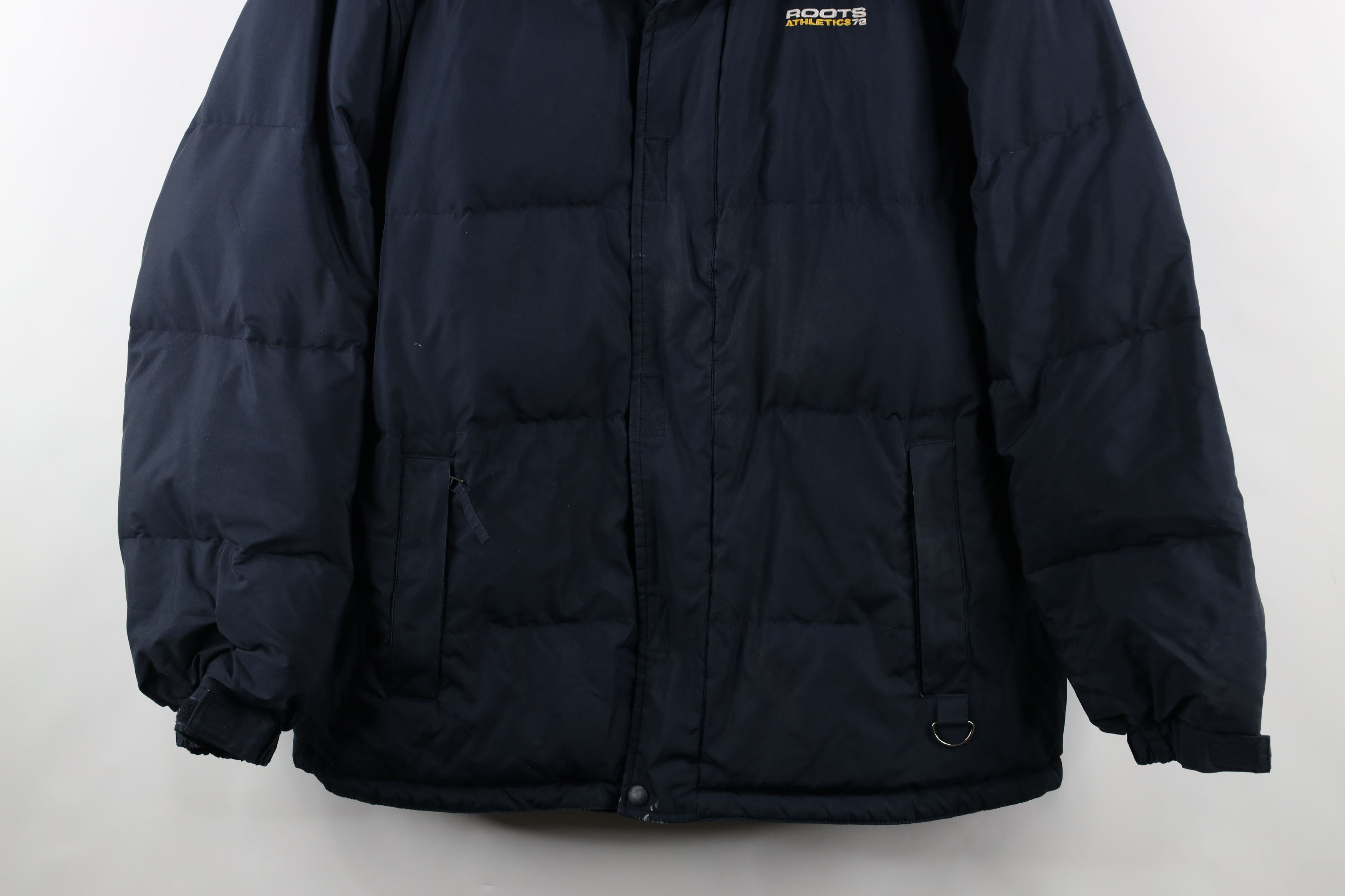 Vintage Vintage 90s Roots Athletics Down Feather Puffer Jacket AS IS Size US M / EU 48-50 / 2 - 3 Thumbnail