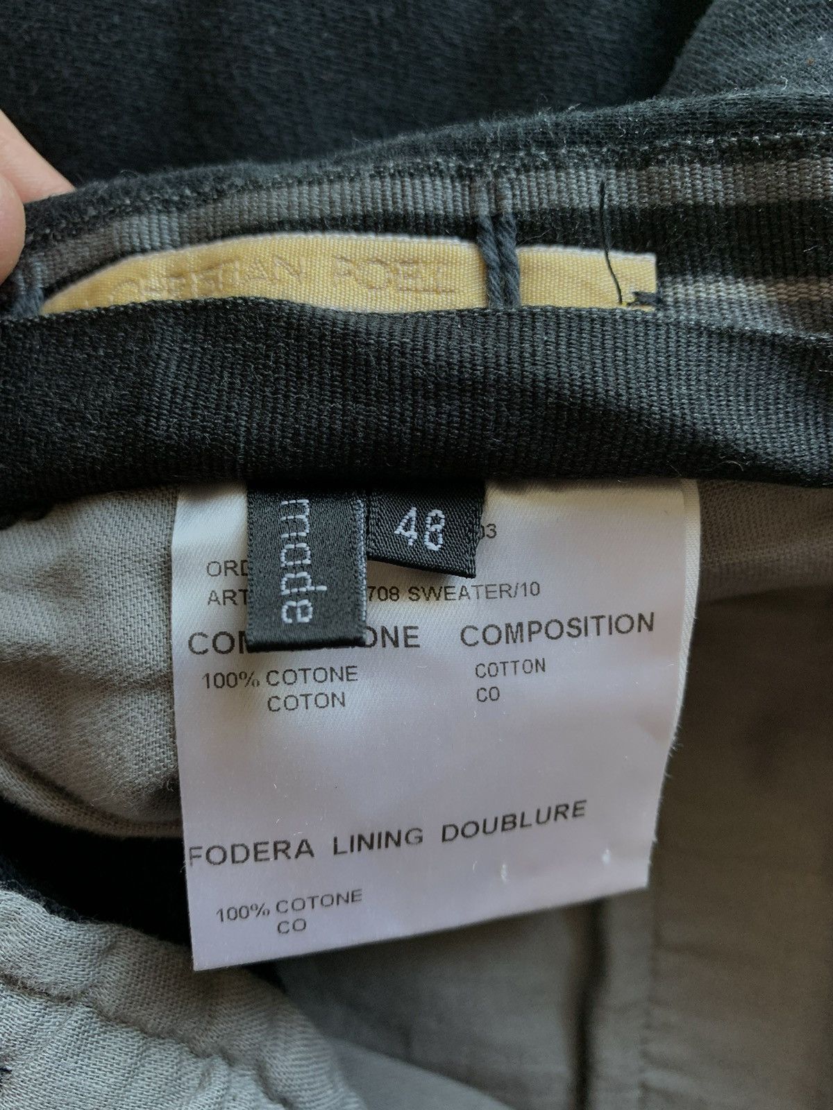 Archive Carol Christian Poell CCP SS03 pants
