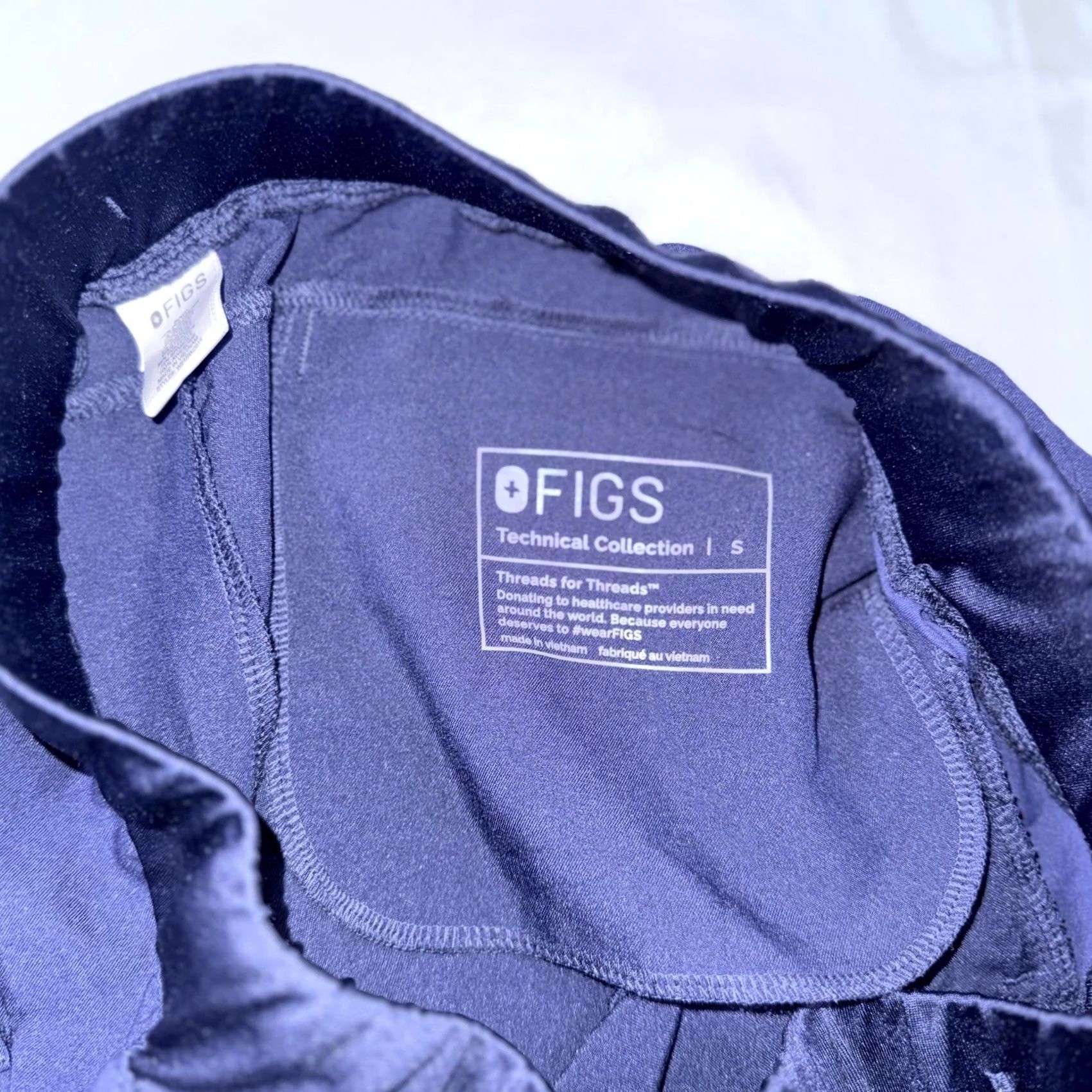 Vintage FIGS Technical Collection Pants Mens Small Blue Jogger Workwear Stretch Size US 29 - 3 Thumbnail