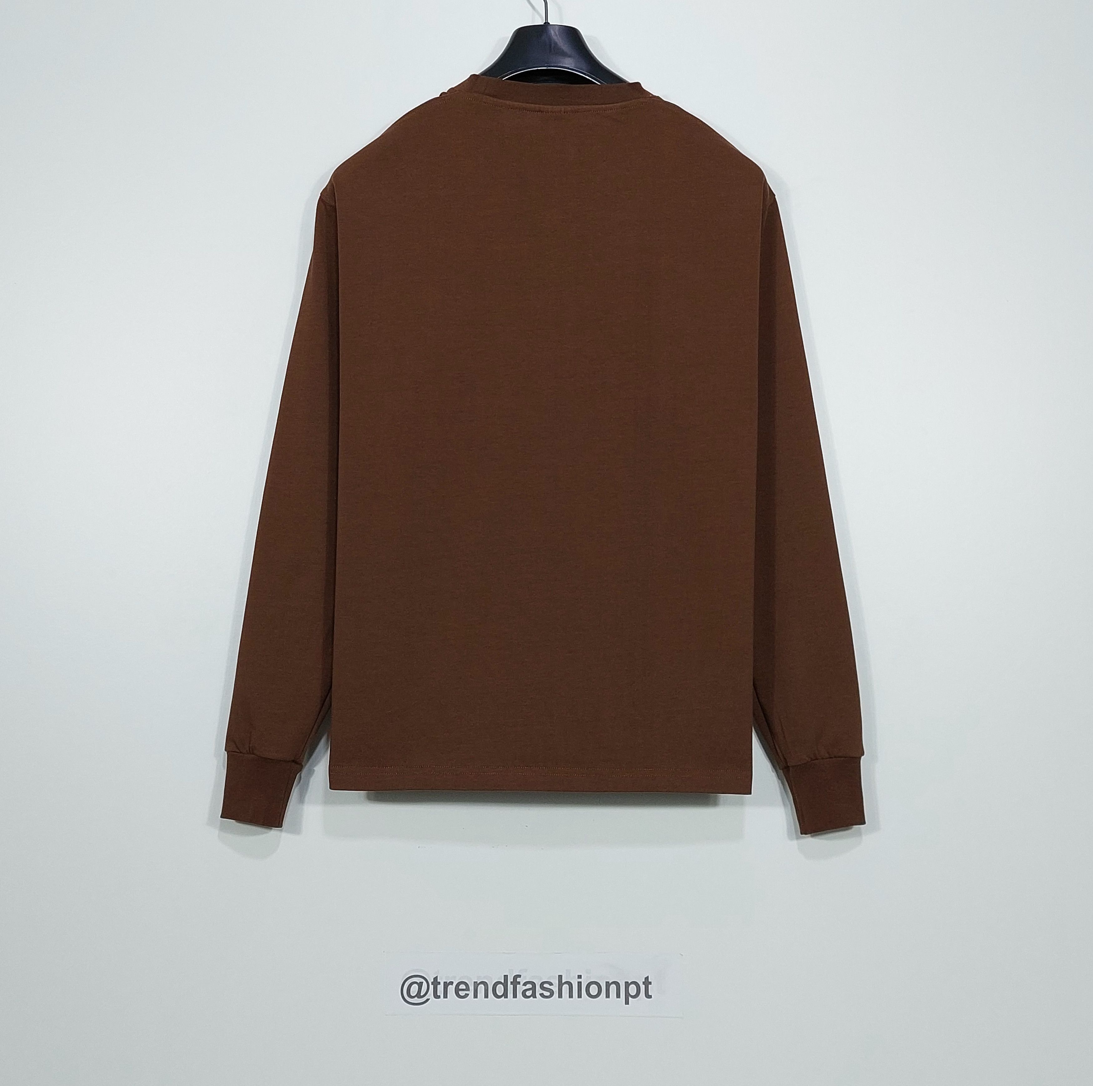 Eric Emanuel EE long sleeve tshirt - brown / white S Size US S / EU 44-46 / 1 - 7 Thumbnail