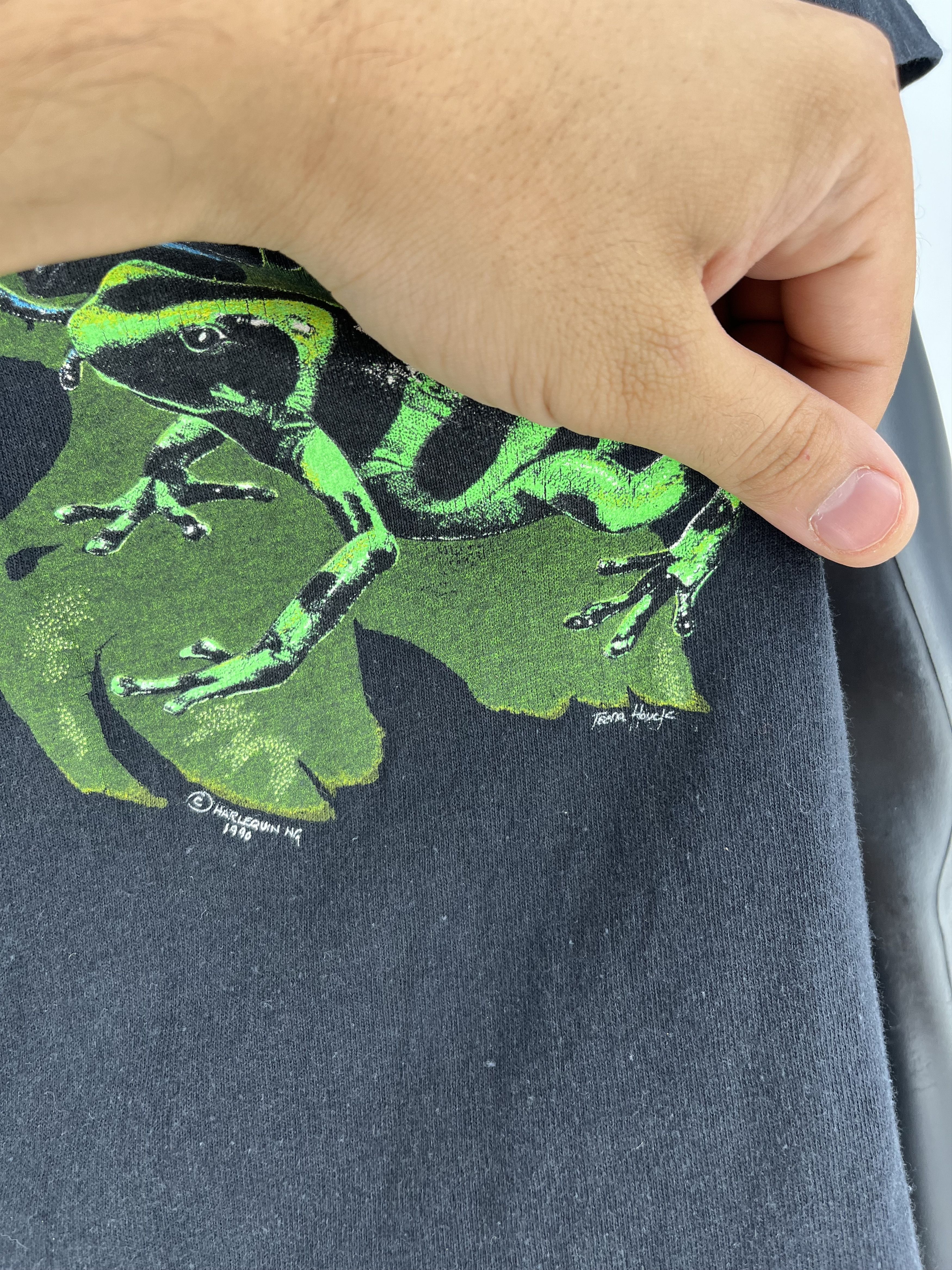 Vintage Vintage Harlequin Mens Wildlife Tree Frogs Single Stitch USA Size US M / EU 48-50 / 2 - 13 Thumbnail