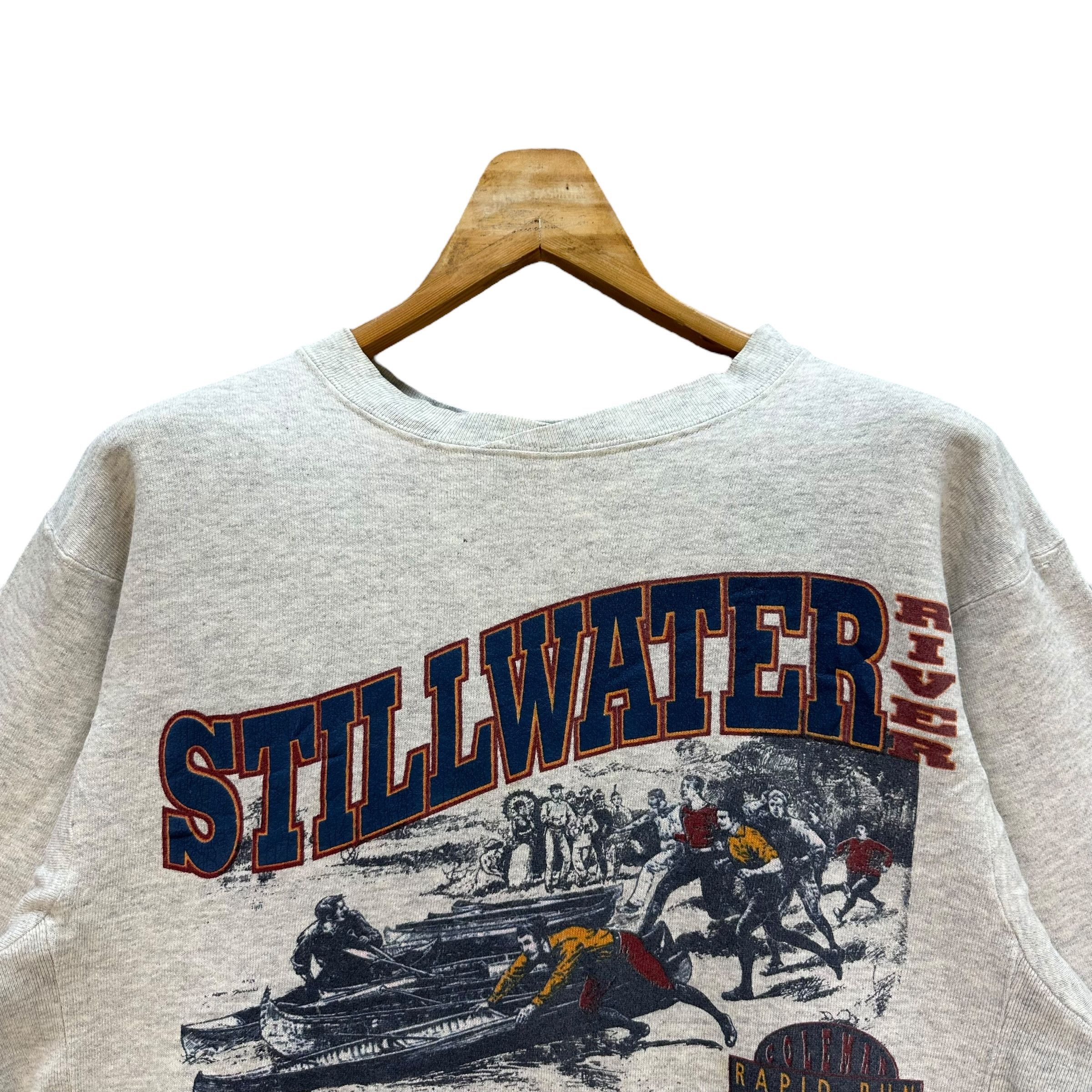 Coleman 90's COLEMAN Still Water River Rapid Run Sweatshirt #A5-0135 Size US M / EU 48-50 / 2 - 2 Thumbnail