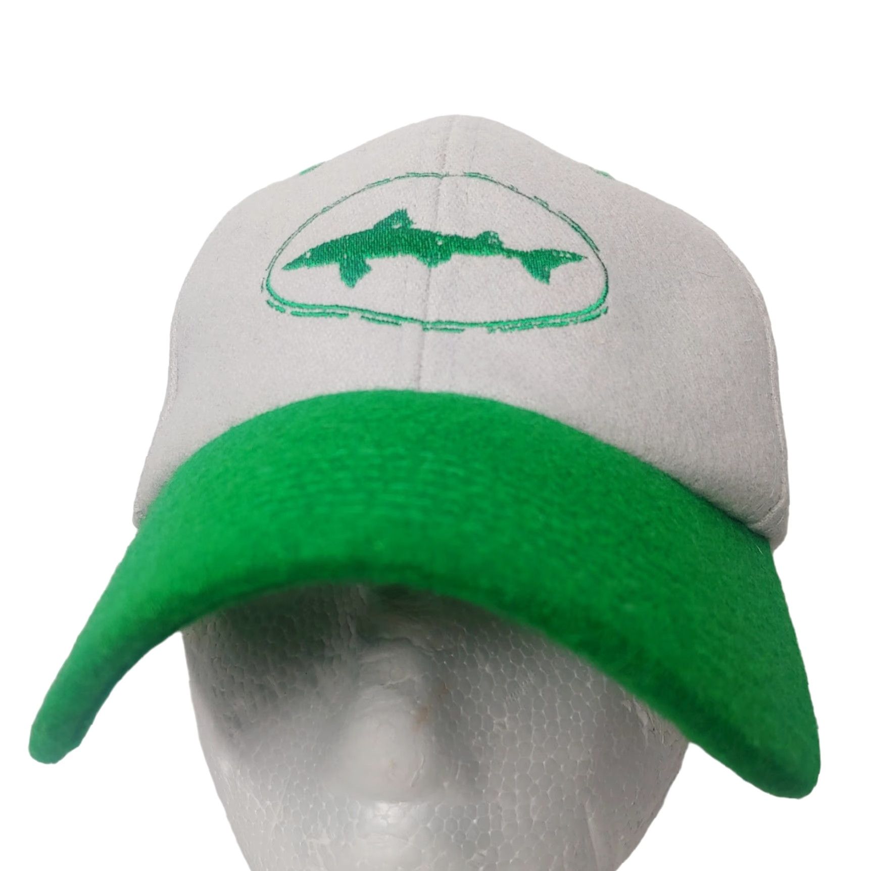 Vintage Dogfish Head Brewery Cap Hat Snap Back Wool Blend Tan Green Craft Beer Brew Baseball Cap Adjustable Men Beige Green Logo Brewer Fans Size ONE SIZE - 2 Thumbnail