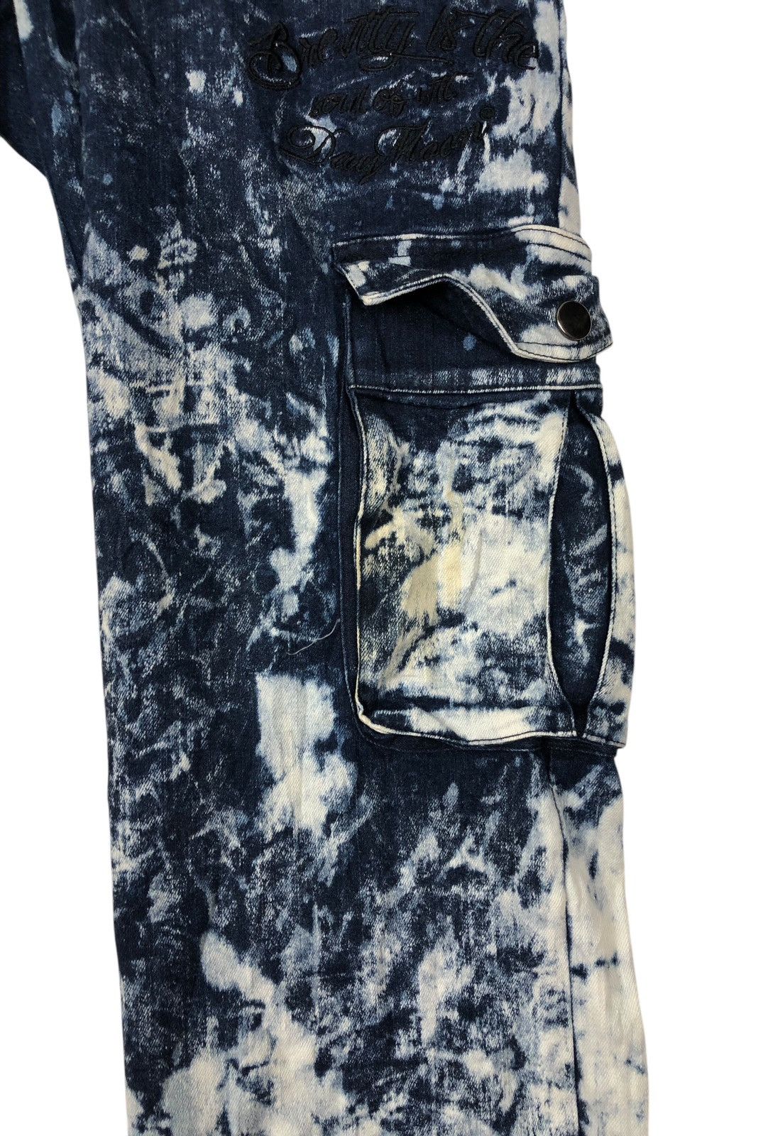 Japanese Brand Jpn Brand Dry Moon Acid Wash Jumpersuit Embroidery Coveralls Size US M / EU 48-50 / 2 - 17 Thumbnail