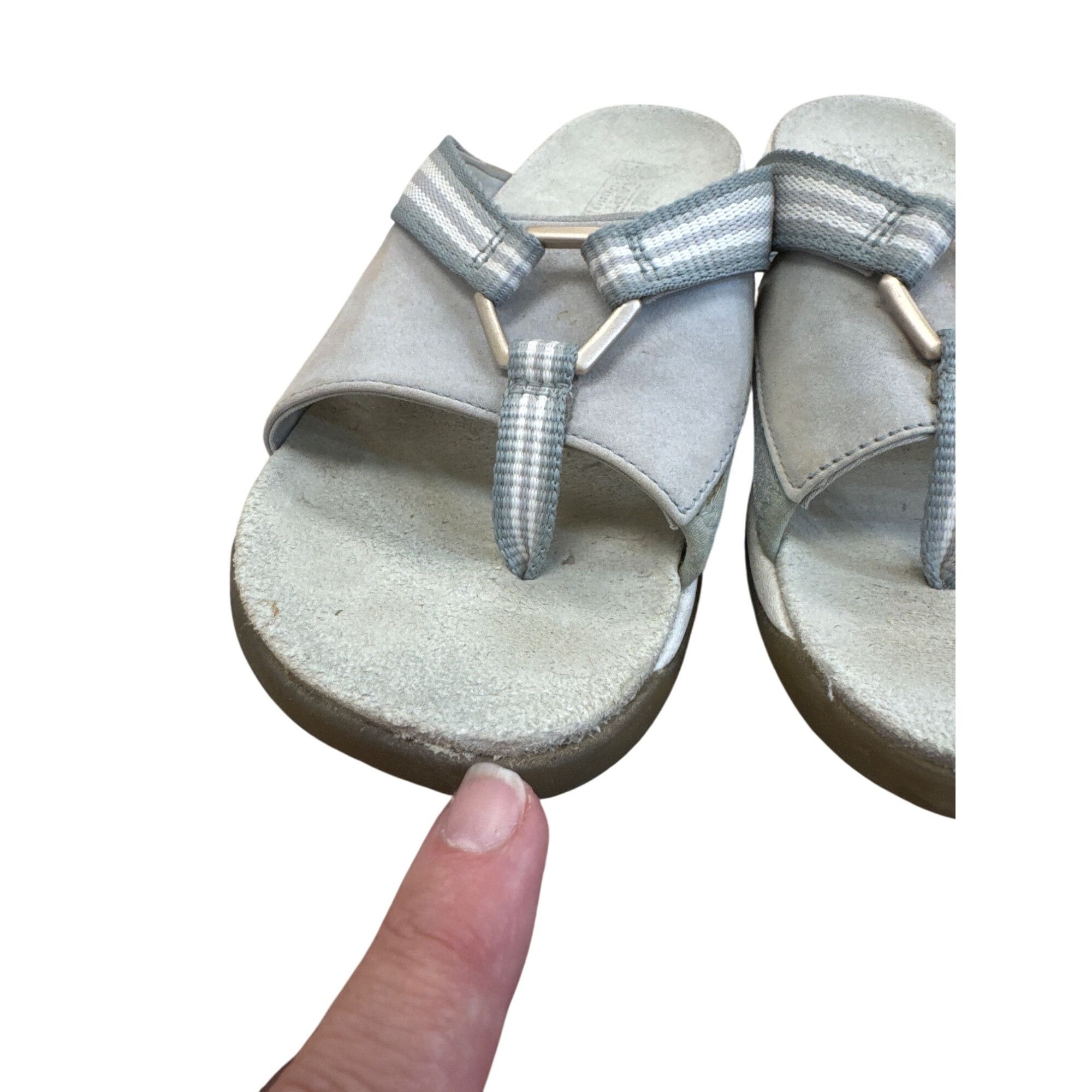 Timberland Timberland Womens Smart Comfort Gray Slip-On Sandals Size 8M Size US 8 / IT 38 - 7 Thumbnail
