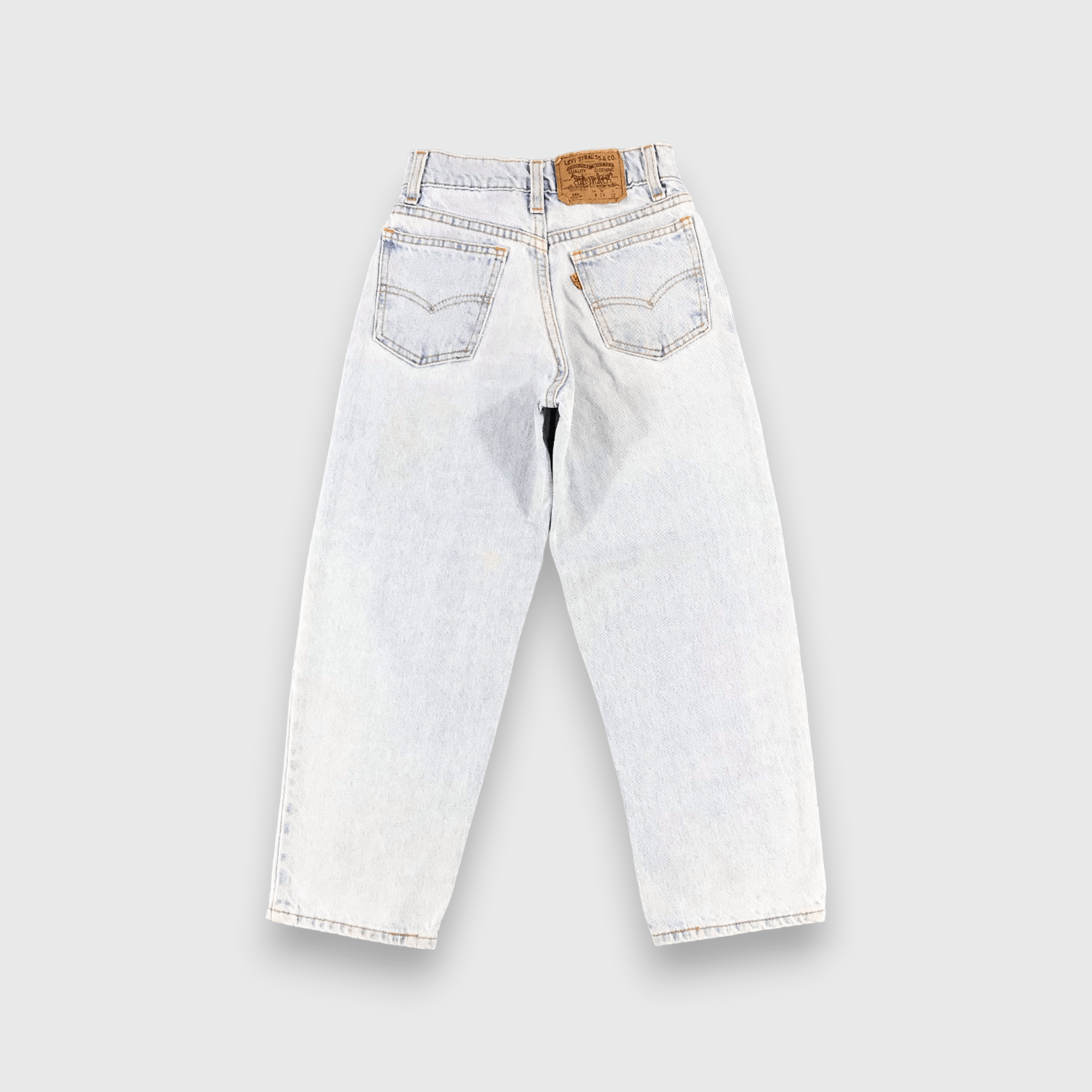 Levi's Vintage 90s Levis 560 Orange Tab Jeans 22 x 22 -J953 Size US 26 / EU 42 - 2 Thumbnail