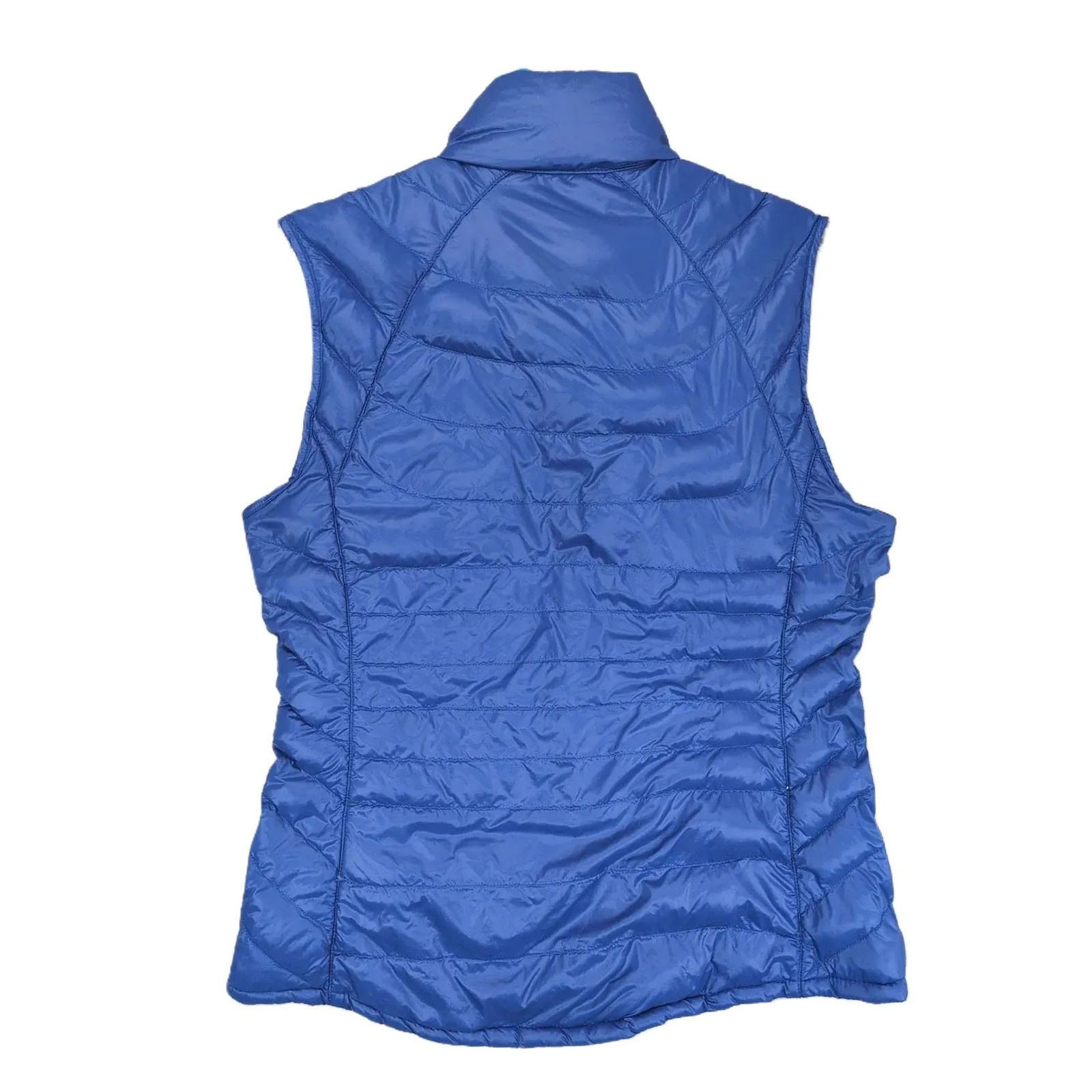 Other Bernardo Goose Down Women's S Blue Full Zip Puffer Vest Size S / US 4 / IT 40 - 3 Thumbnail
