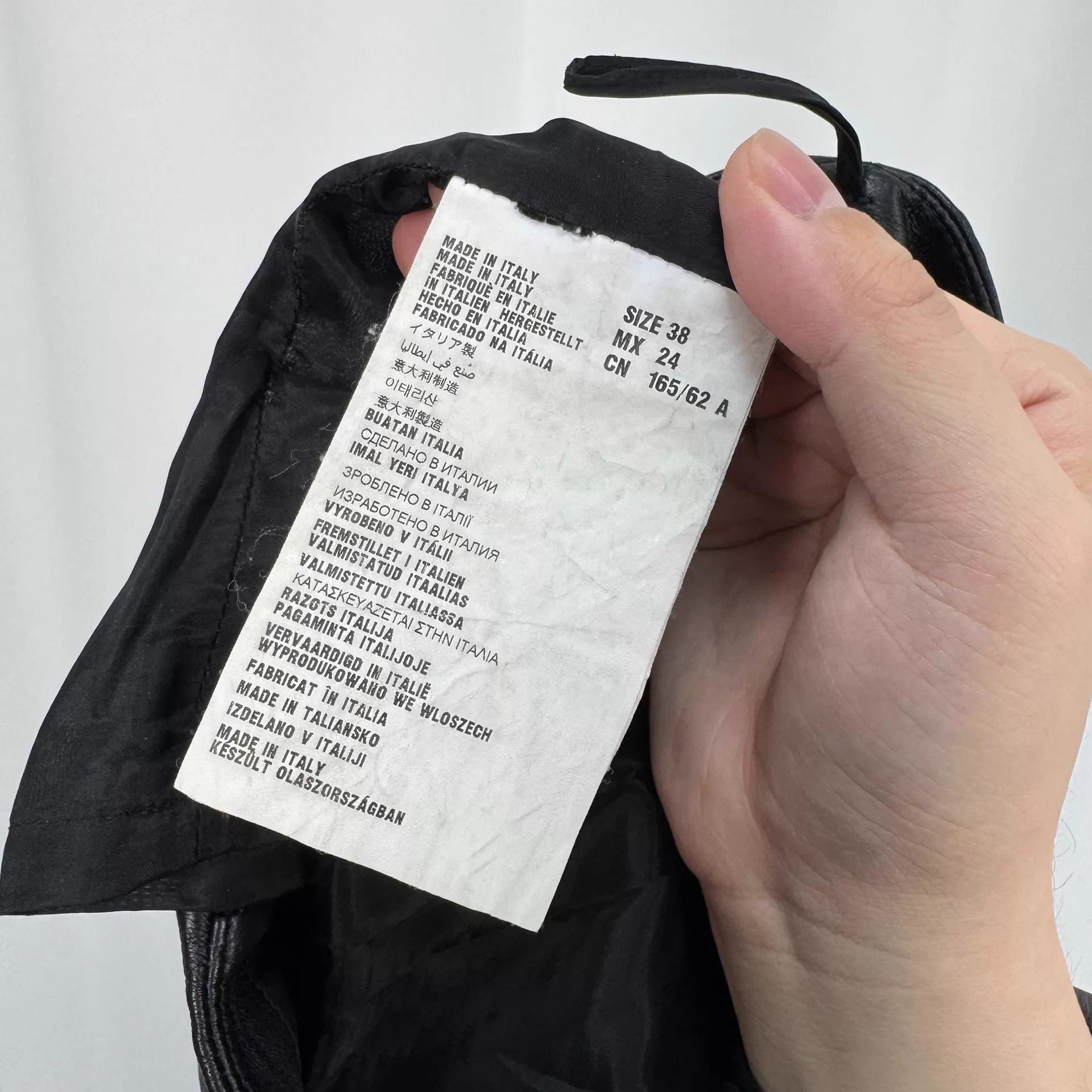 Miu Miu MIU MIU Black Leather Trousers 38 98 New KL11407 Size 26" / US 2 / IT 38 - 6 Thumbnail