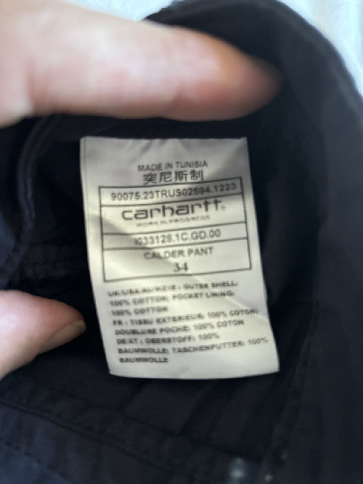 Carhartt Wip Carhartt WIP Calder Pant, Size 34 Size US 34 / EU 50 - 3 Thumbnail