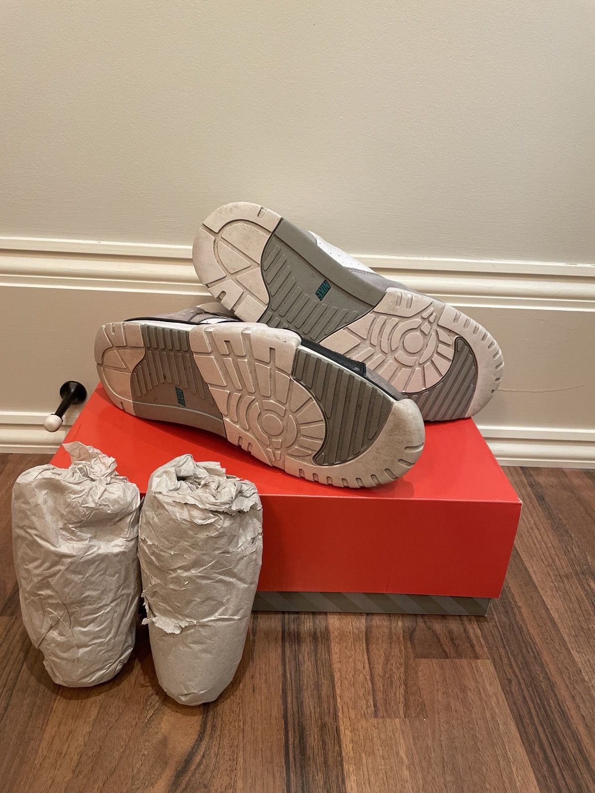 Jordan Brand × Nike Nike Air Trainer 1 Chlorophyll (2022) Size US 11.5 / EU 44-45 - 5 Thumbnail