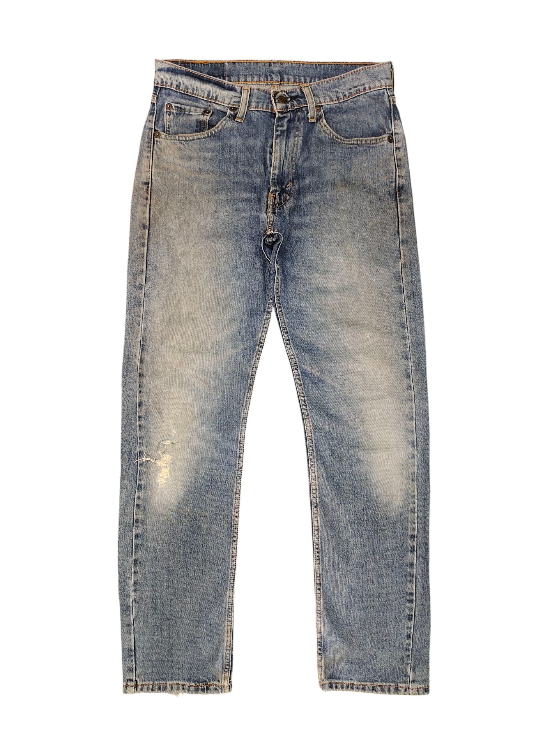 Levi's Vintage Clothing Vintage Levis 505 Clawmark Distress Sand Wash Denim Jeans Size US 30 / EU 46 - 1 Thumbnail