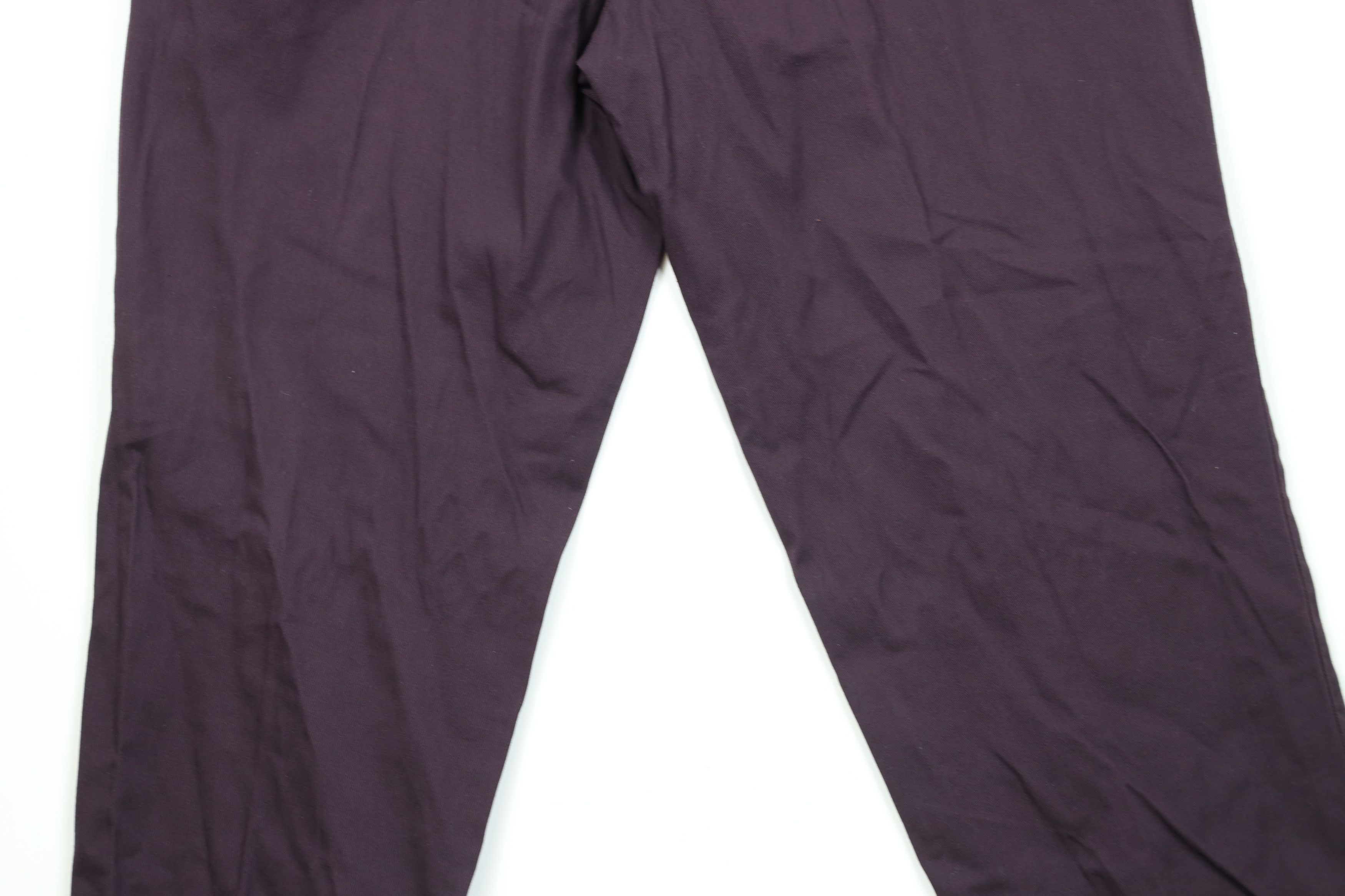 Vintage Vintage 90s Streetwear Tapered Leg Pants Eggplant Purple Size 40" / US 18 - 11 Thumbnail