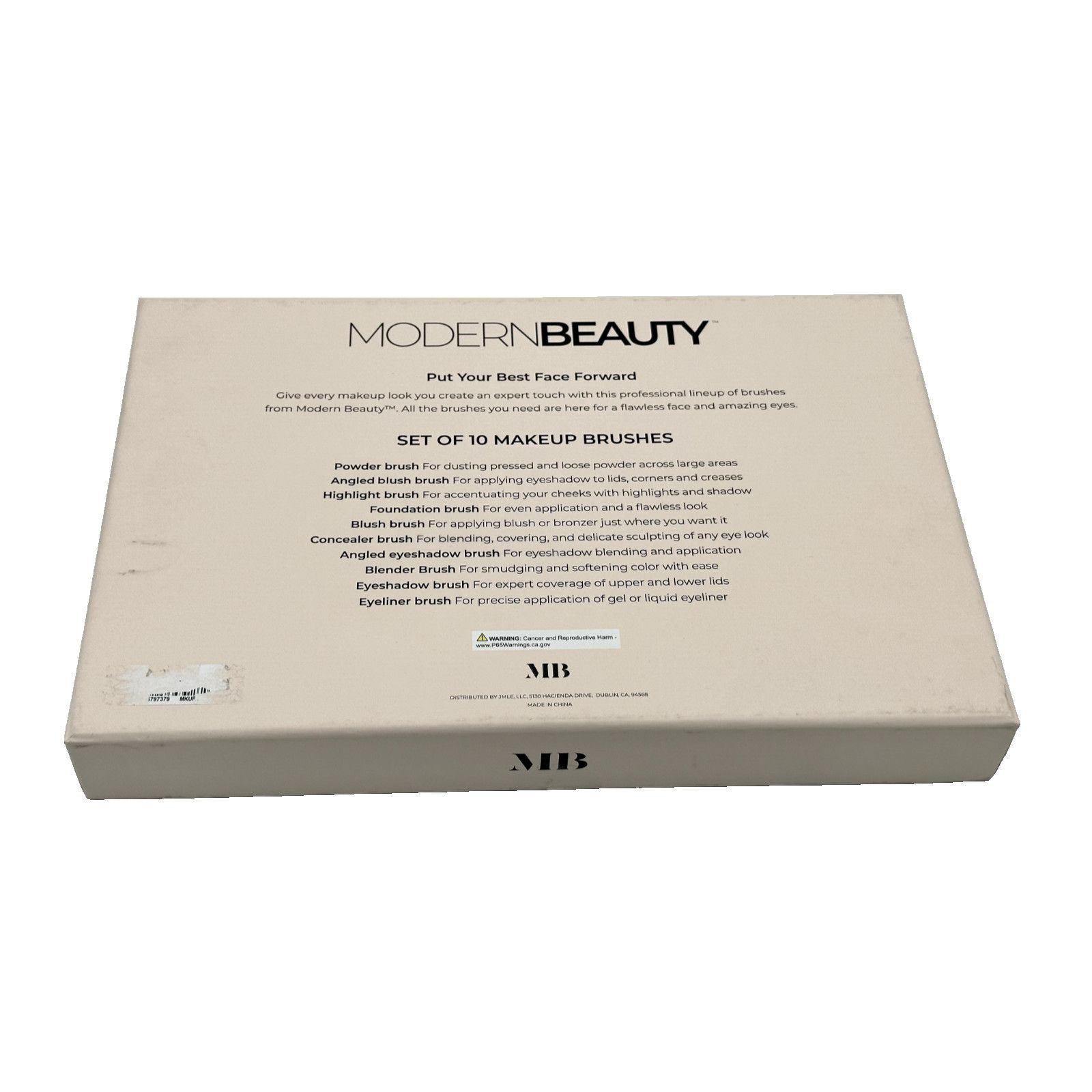 Other Sealed Modern Beauty 10-Piece Makeup Brushes- Soft Bristles Size ONE SIZE - 8 Thumbnail