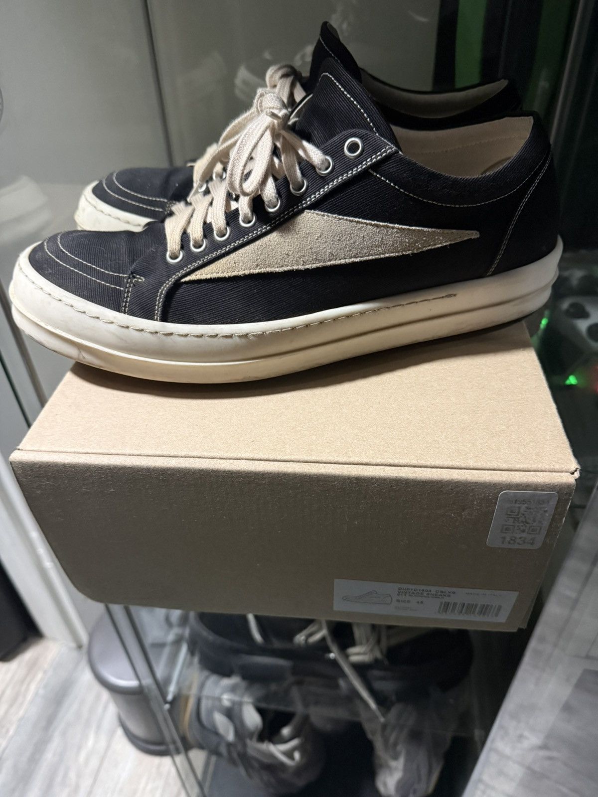 Rick Owens Rick Owens Drkshdw Vintage low top Size US 12 / EU 45 - 12 Thumbnail