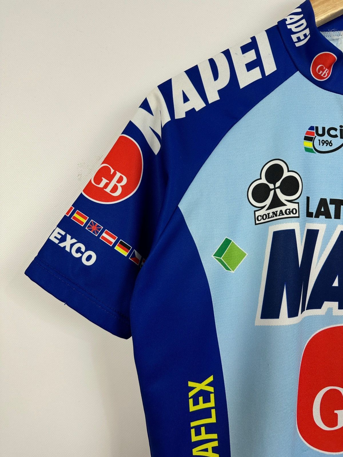 Vintage 1997 Vintage Mapei GB Paris-Roubaix Cycling Jersey Size US XL / EU 56 / 4 - 8 Thumbnail
