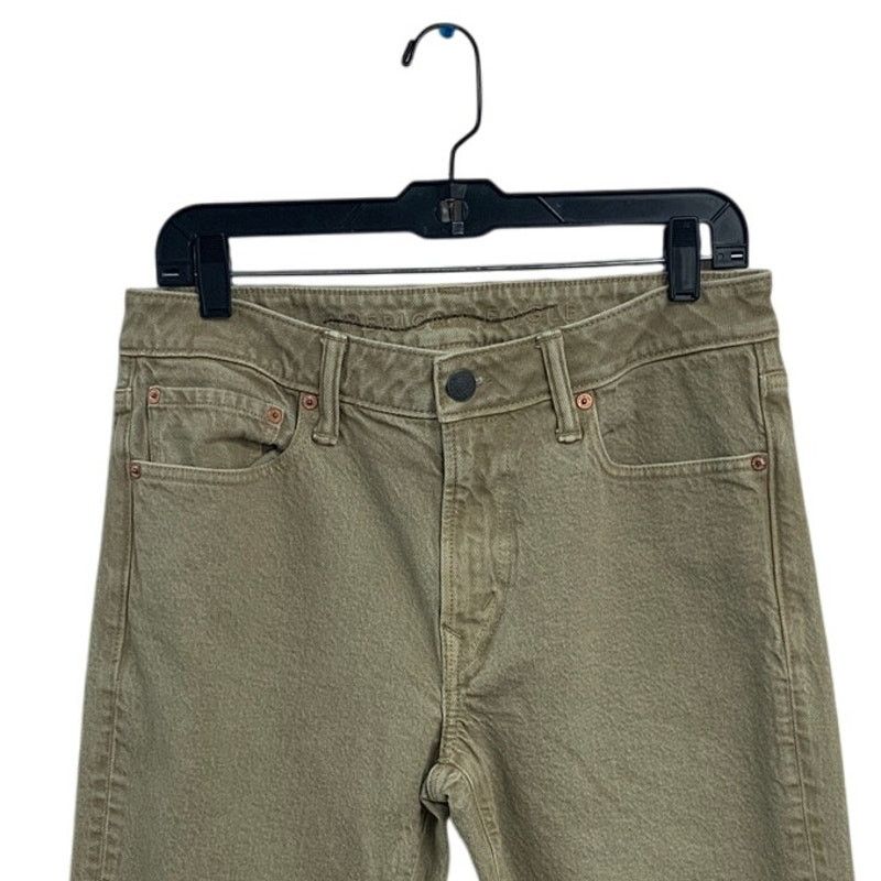 American Eagle Outfitters New AEO Men Size 32X32 Khaki Slim Fit Denim Jeans w Flaw Size US 32 / EU 48 - 2 Thumbnail