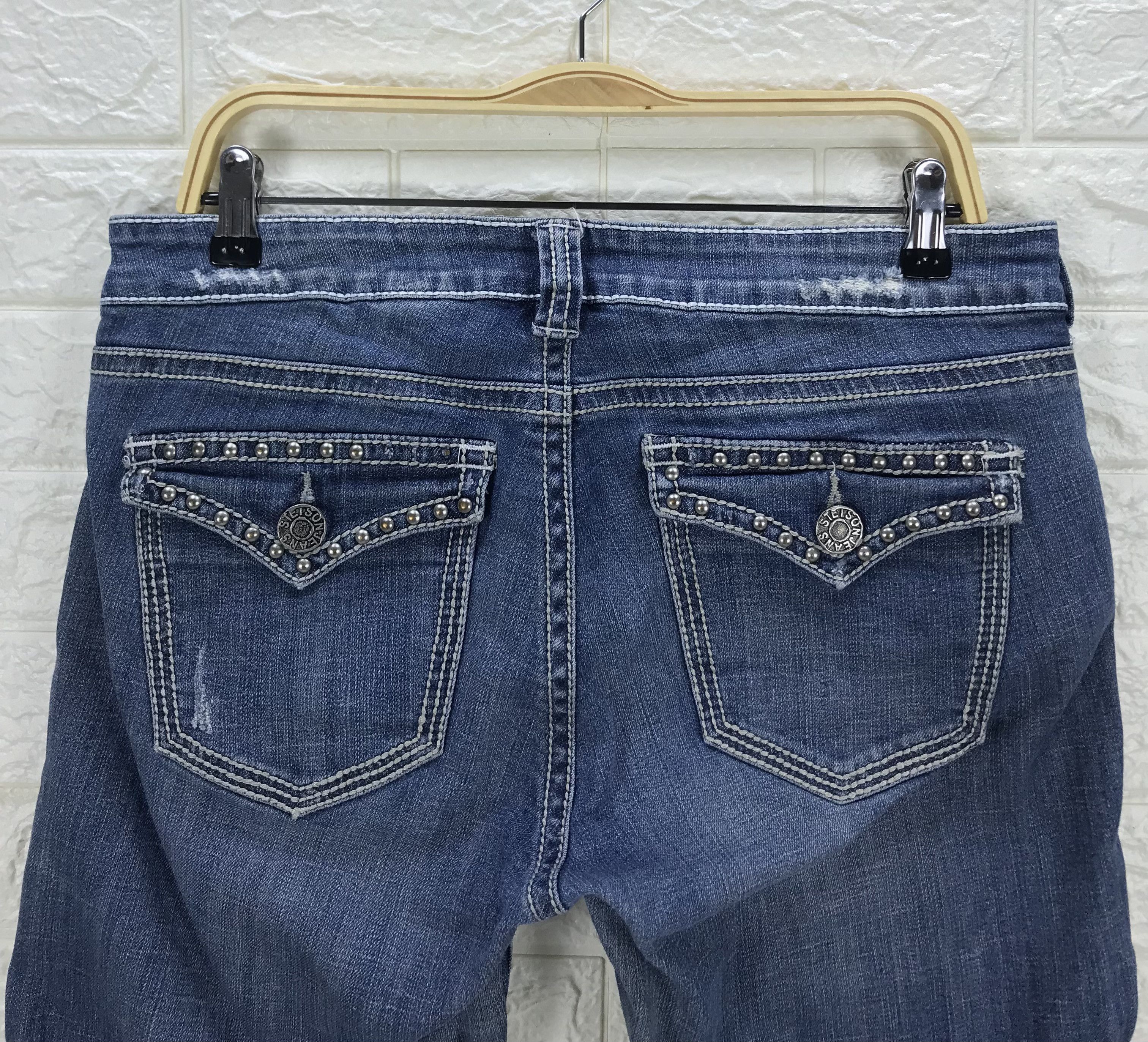 Stetson Vintage Stetson Bell Bottom Flare Jeans Size US 33 - 6 Thumbnail
