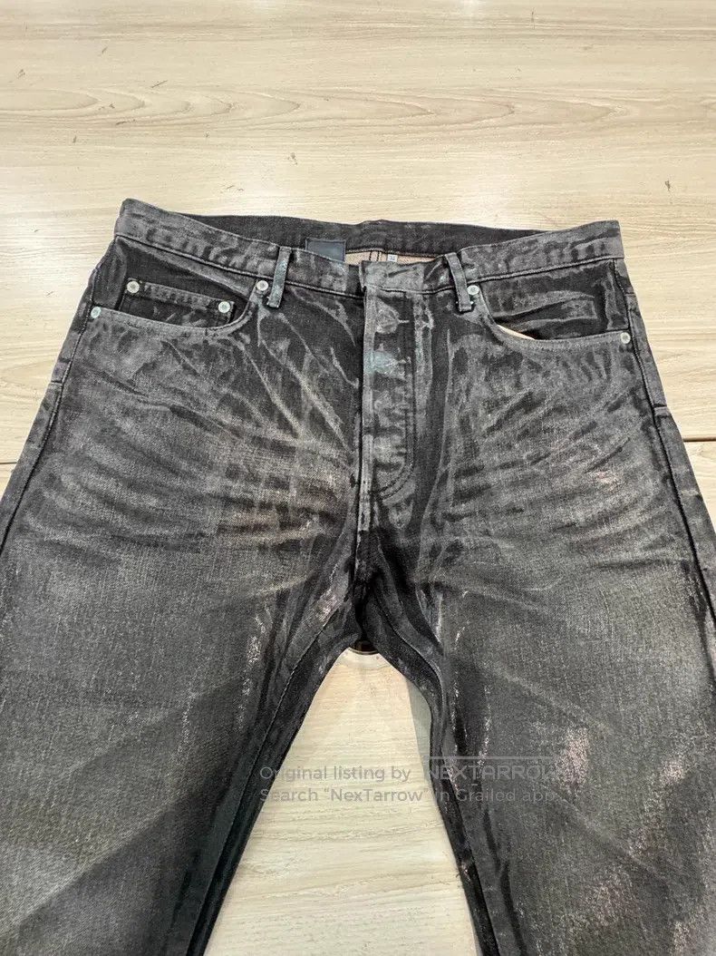 Dior Dior Black Wax Brushed Jeans Size US 32 / EU 48 - 3 Thumbnail