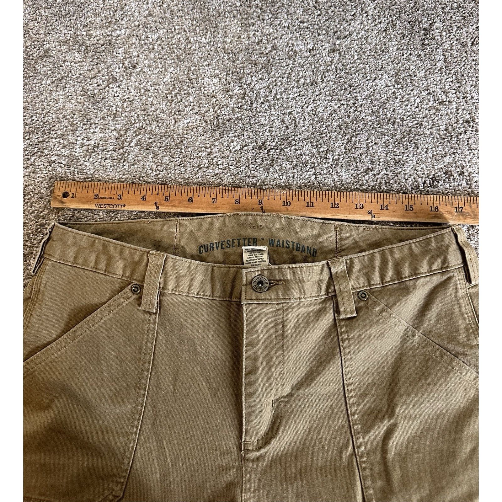 Duluth Trading Company Duluth Trading Co Curvesetter Cargo Pants Women's 12x31 Size 34" / US 12 / IT 48 - 5 Thumbnail