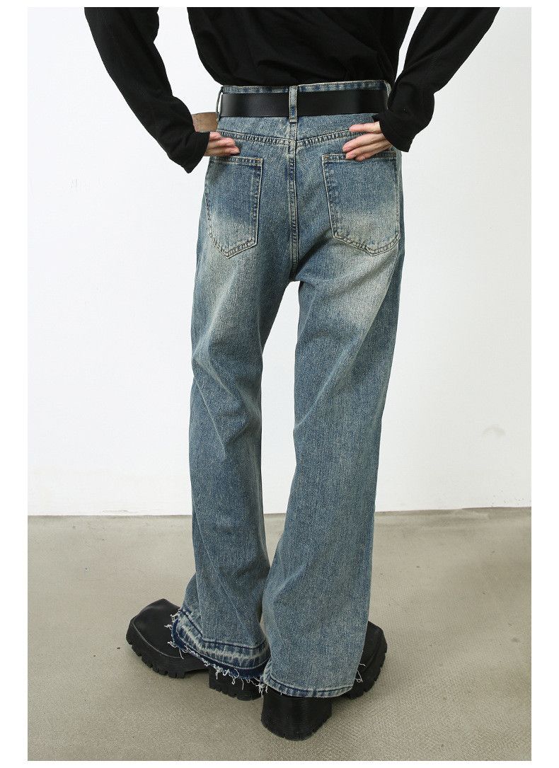 Japanese Brand × Jean Japanese washed distressed loose straight jeans Size US 32 / EU 48 - 6 Thumbnail