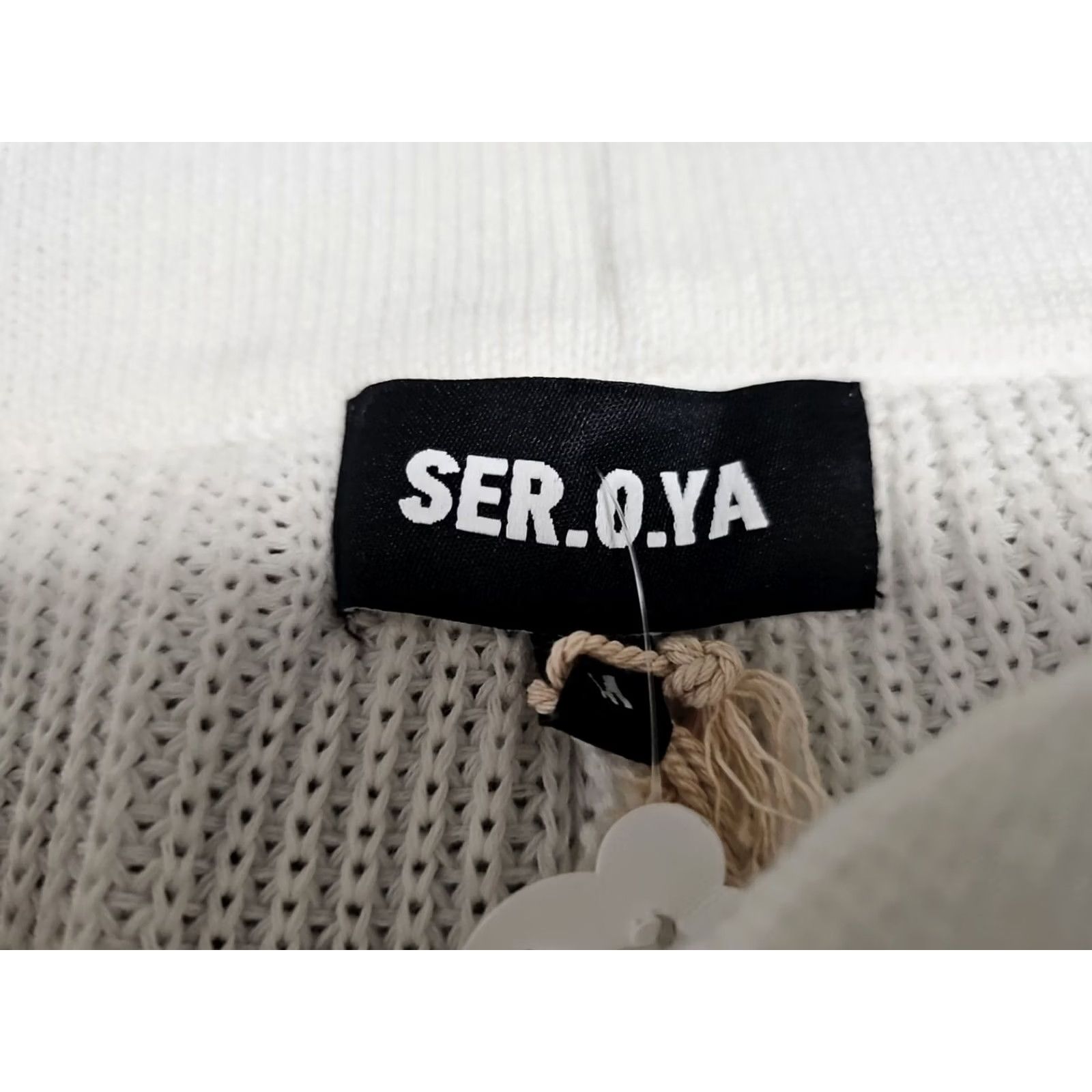 SER.O.YA SER.O.YA Shorts Mens Medium White Cargo Knit Casual Regular Unisex Adults Size US 31 - 6 Thumbnail