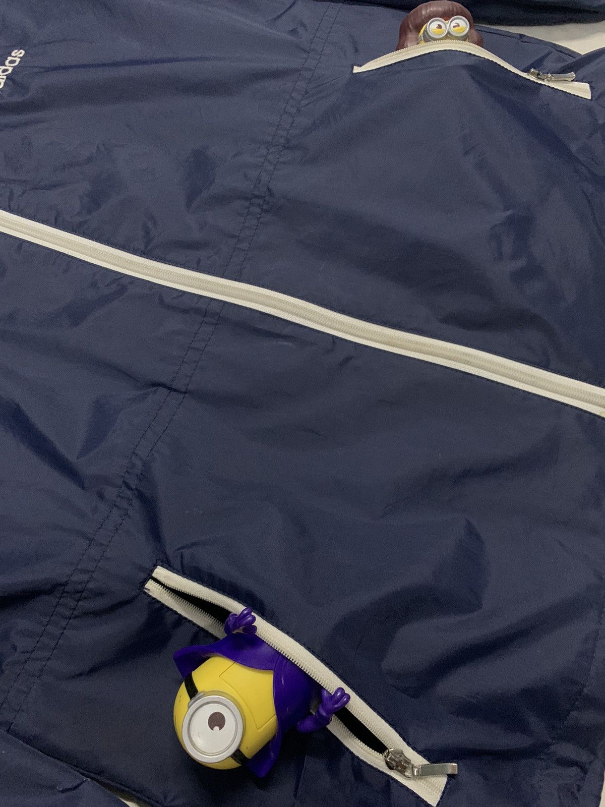 Adidas Vintage 80s Adidas Trefoil Full Zip Windbreaker Light Jacket Size US M / EU 48-50 / 2 - 8 Thumbnail