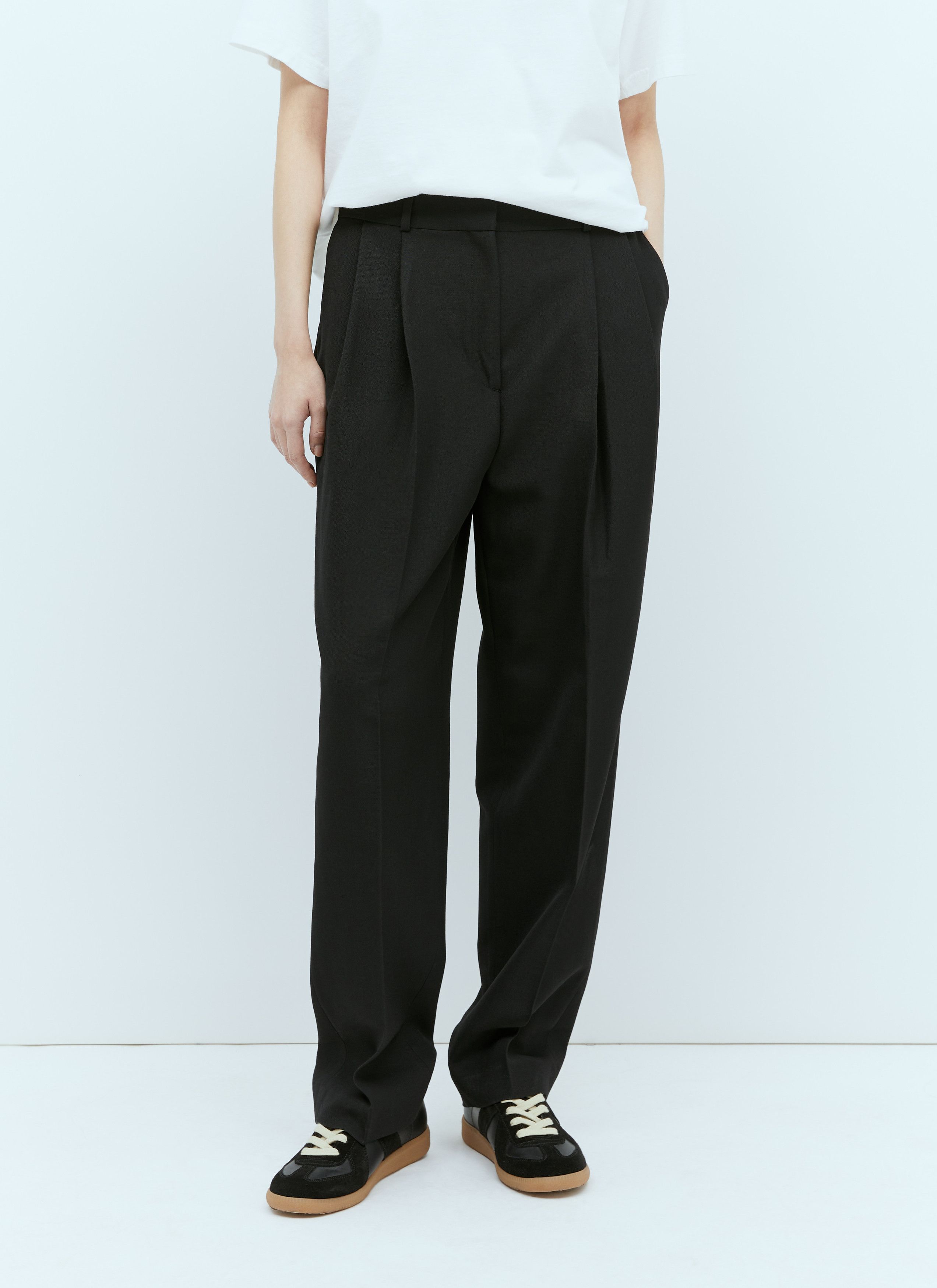 Toteme Double-Pleated Tailored Pants Size 27" / US 4 / IT 40 - 1 Thumbnail
