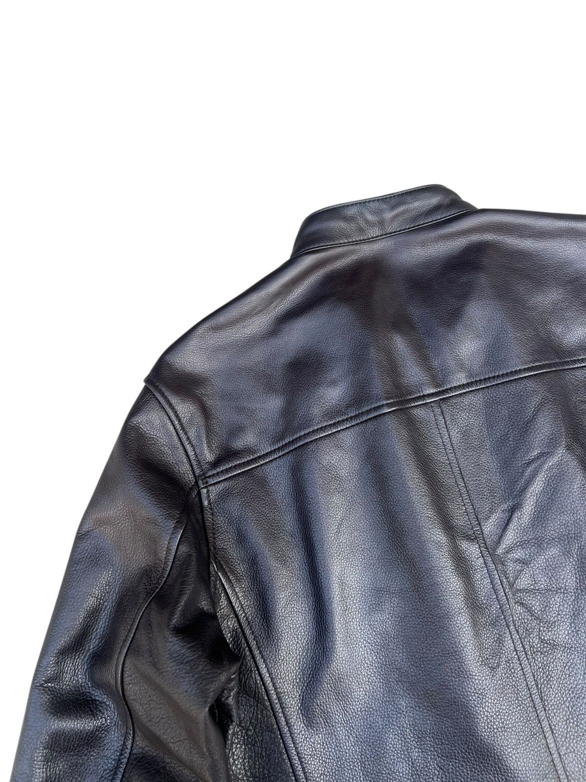 Reiss REISS Knox Cow Leather Jacket Racer Size US XL / EU 56 / 4 - 21 Thumbnail