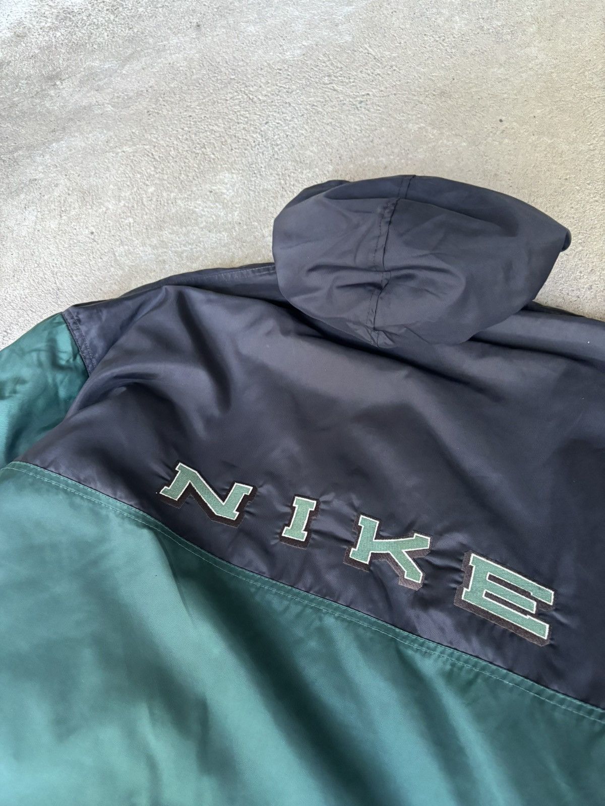 Nike × Vintage Nike Vintage Puffer Winter jacket ⭐️Super rare⭐️ XL green Size US XL / EU 56 / 4 - 3 Thumbnail