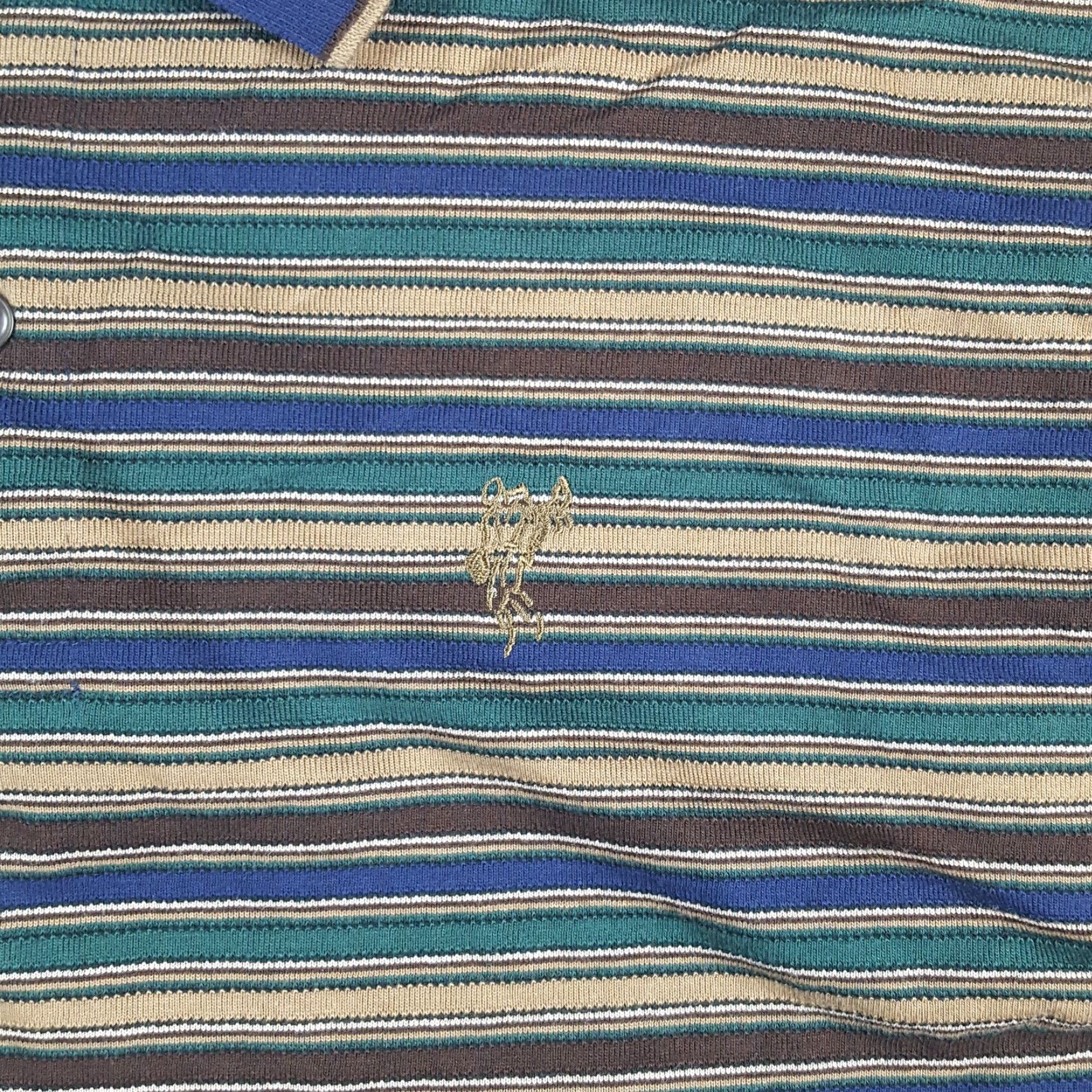 Vintage VINTAGE Y2K Preppy Striped Skateboarding Faded Polo Size XL Grunge Button Collared Shirt Size US XL / EU 56 / 4 - 3 Thumbnail