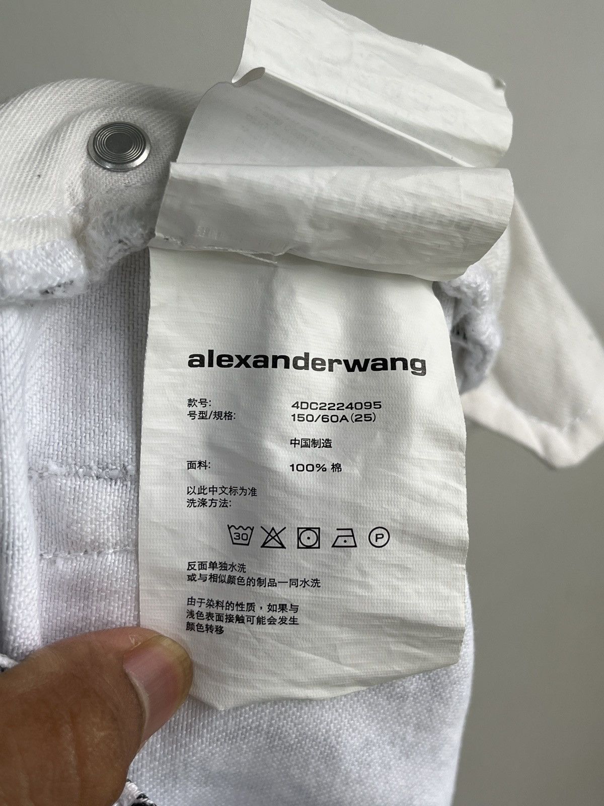 Alexander Wang Alexander Wang White Wave Logo Bite Shorts Size 26" / US 2 / IT 38 - 9 Thumbnail