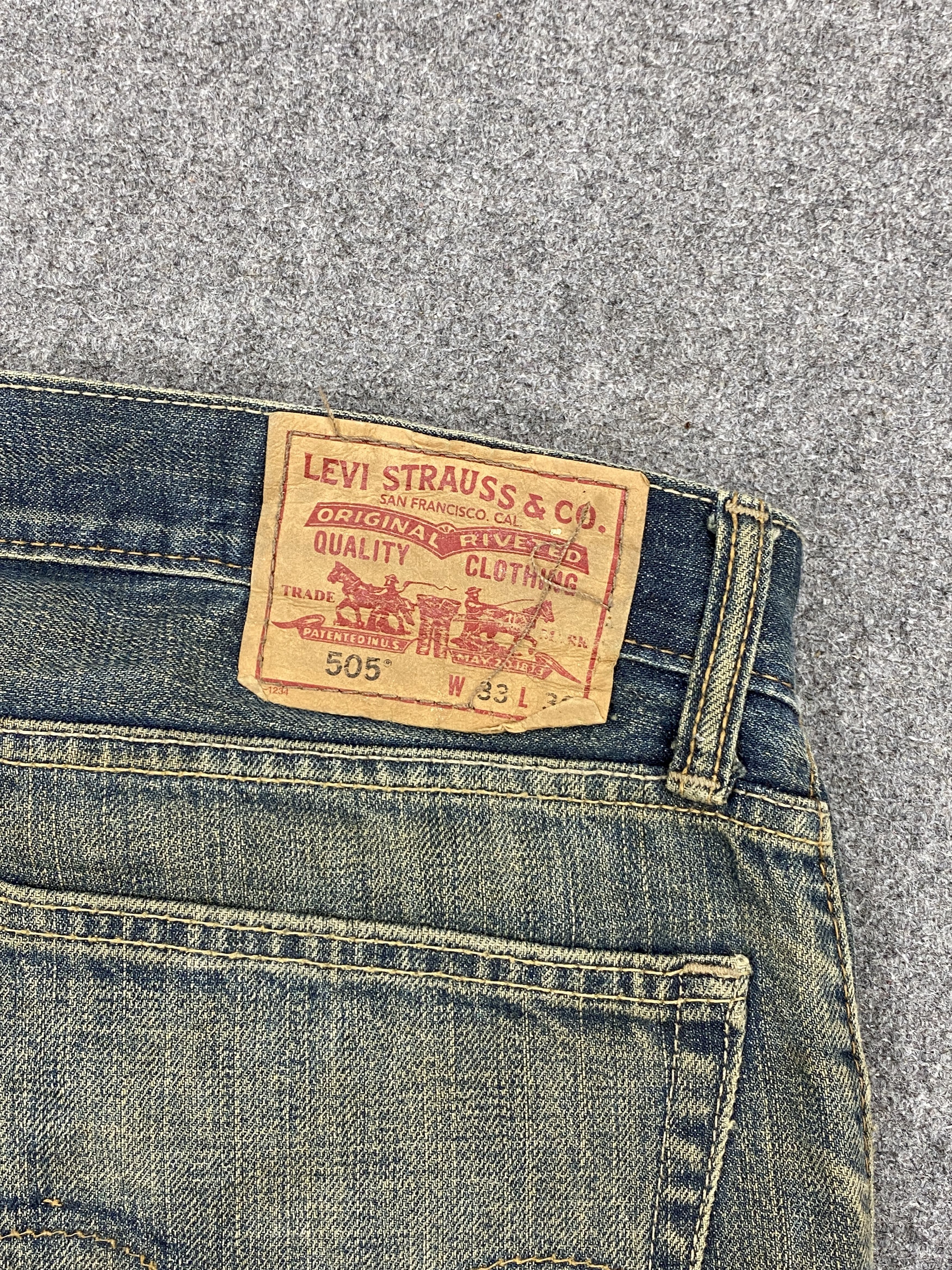 Levi's Vintage Levis 505 Rusty Jeans DP2335 Size US 34 / EU 50 - 5 Thumbnail