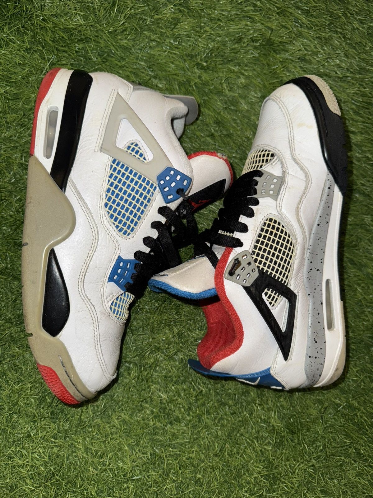 Nike Men's Air Jordan Retro 4 "What The” Sneakers Size US 9.5 / EU 42-43 - 5 Thumbnail