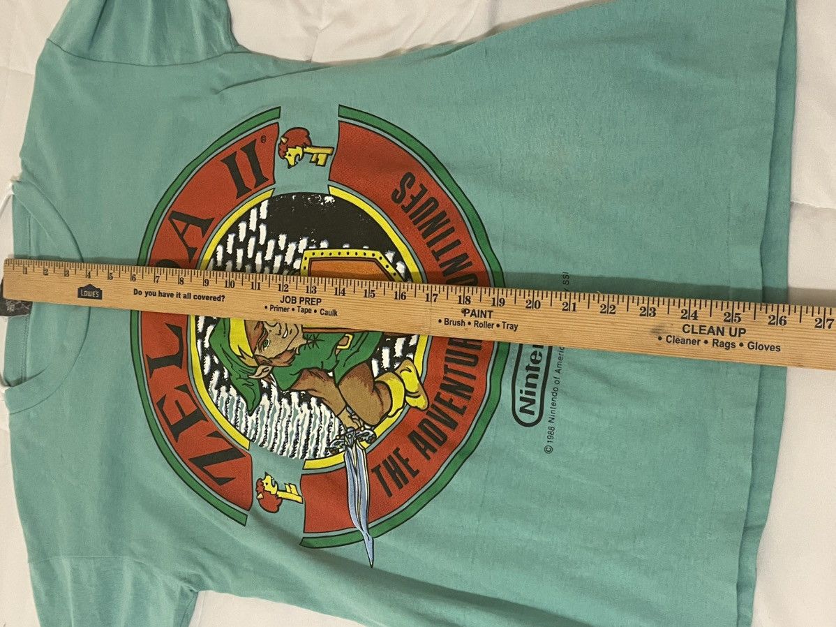 Vintage Vintage single stitch zelda 2 1988 T-shirt rare Size US M / EU 48-50 / 2 - 11 Thumbnail