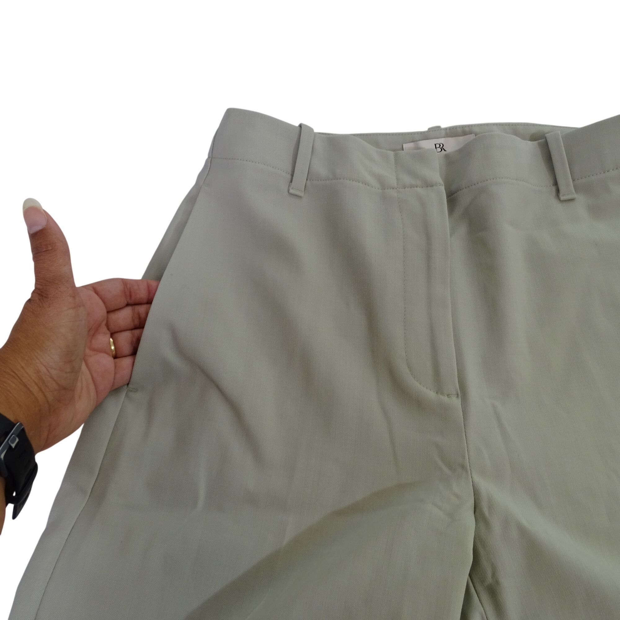 Banana Republic Banana Republic Women Wool Blend Wide Leg Pants Tan Size 4 Size 27" / US 4 / IT 40 - 2 Thumbnail