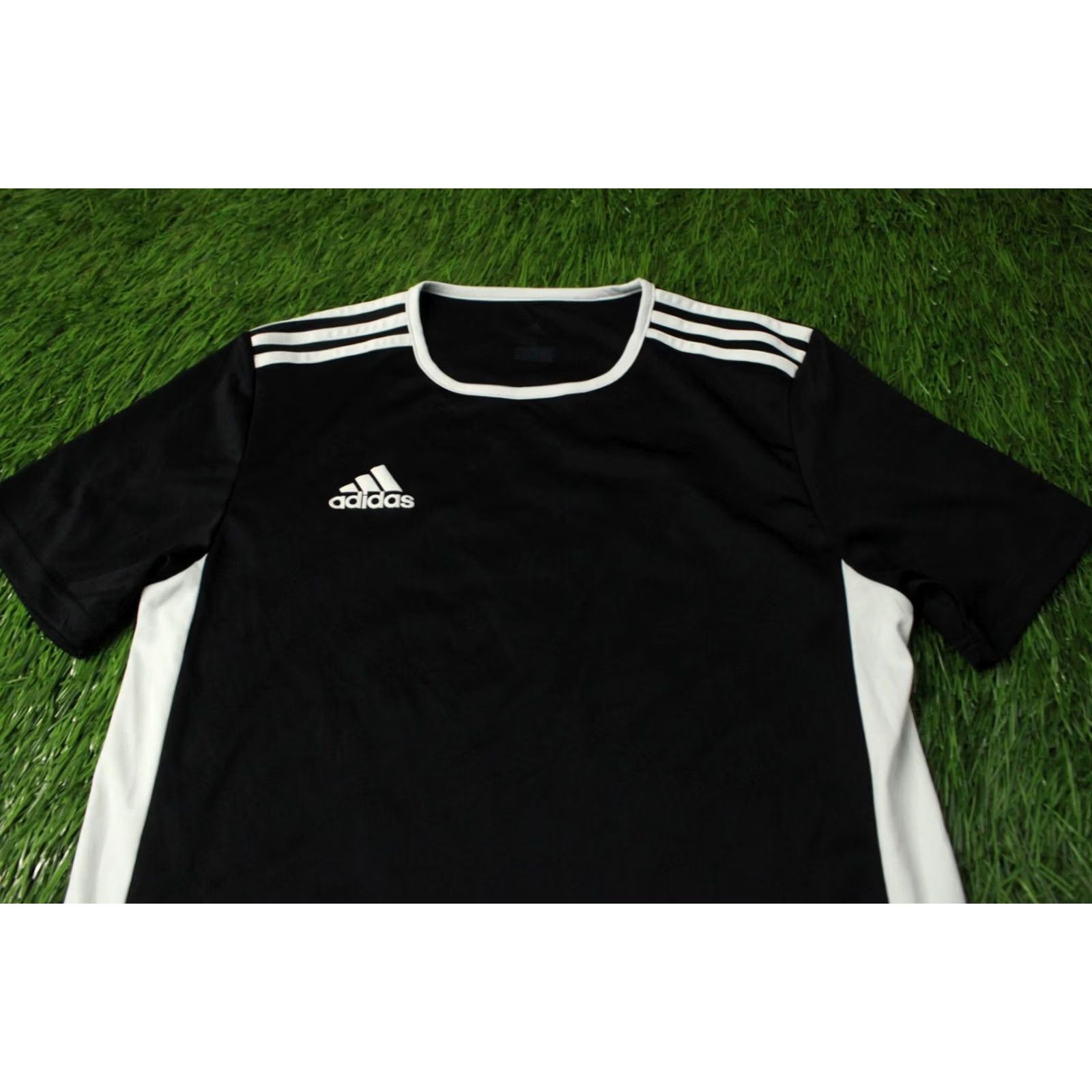 Adidas ADIDAS Performance Football Shirt JERSEY S Mens Black and White 2018 Entrada 100% Polyester Football Pattern Short Sleeve Size US S / EU 44-46 / 1 - 2 Thumbnail