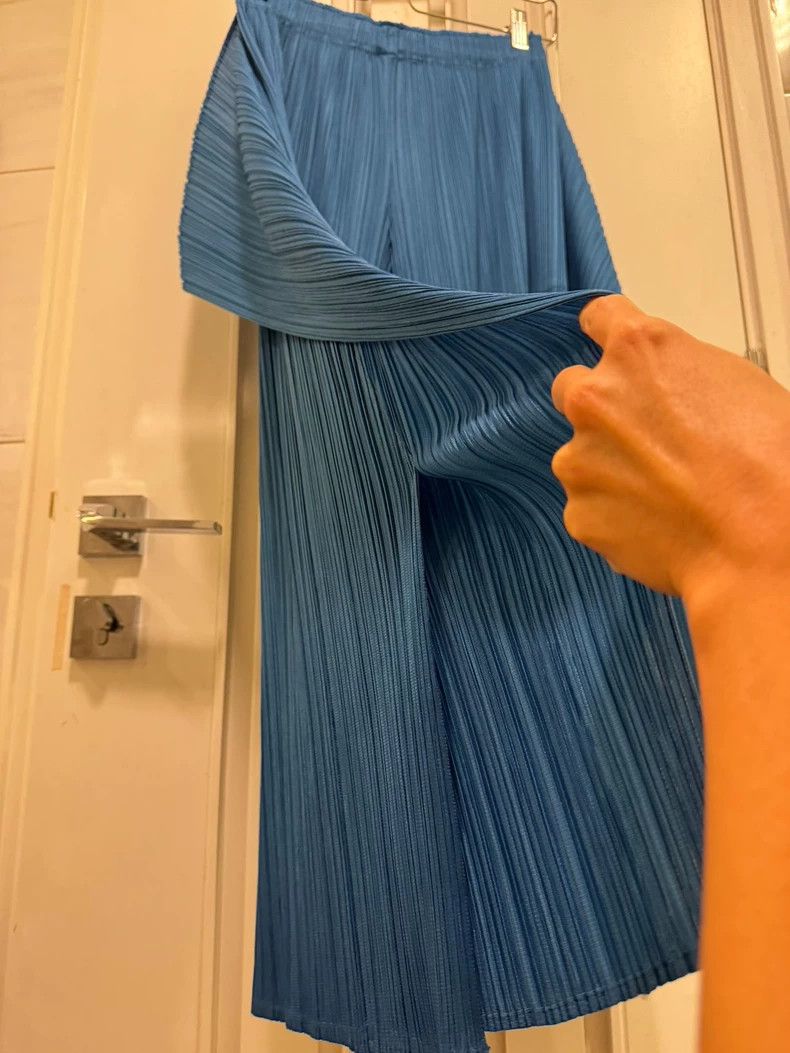 Issey Miyake Issey Miyake size:3 Blue pleated pants Size 42" / US 20 - 3 Thumbnail