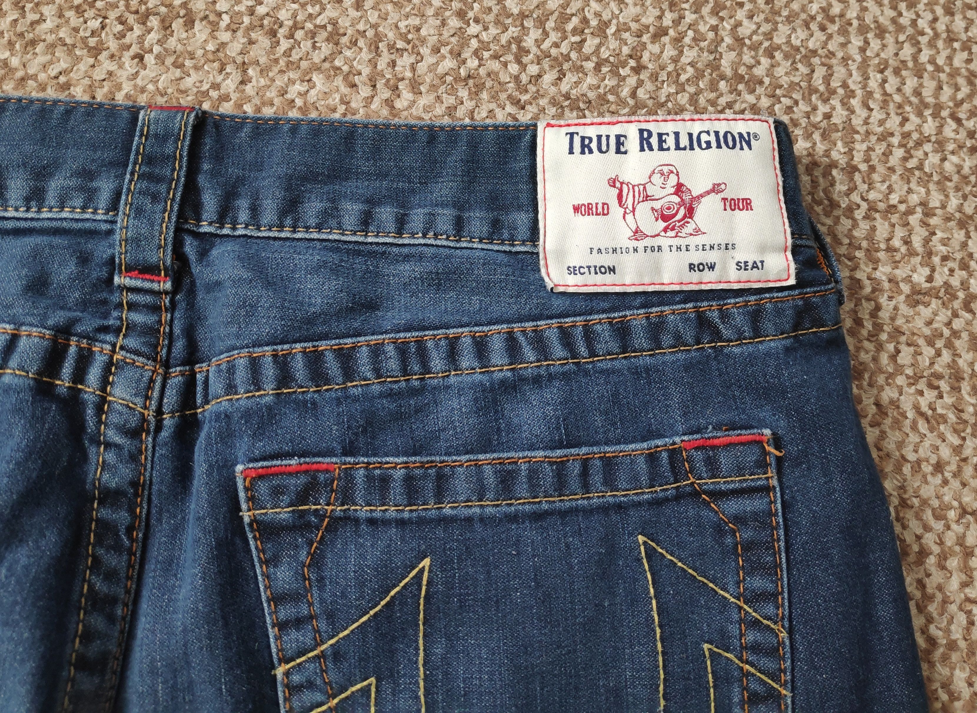 True Religion True Religion Rocco Relaxed Skinny Denim Jeans size W38 Size US 38 / EU 54 - 8 Thumbnail