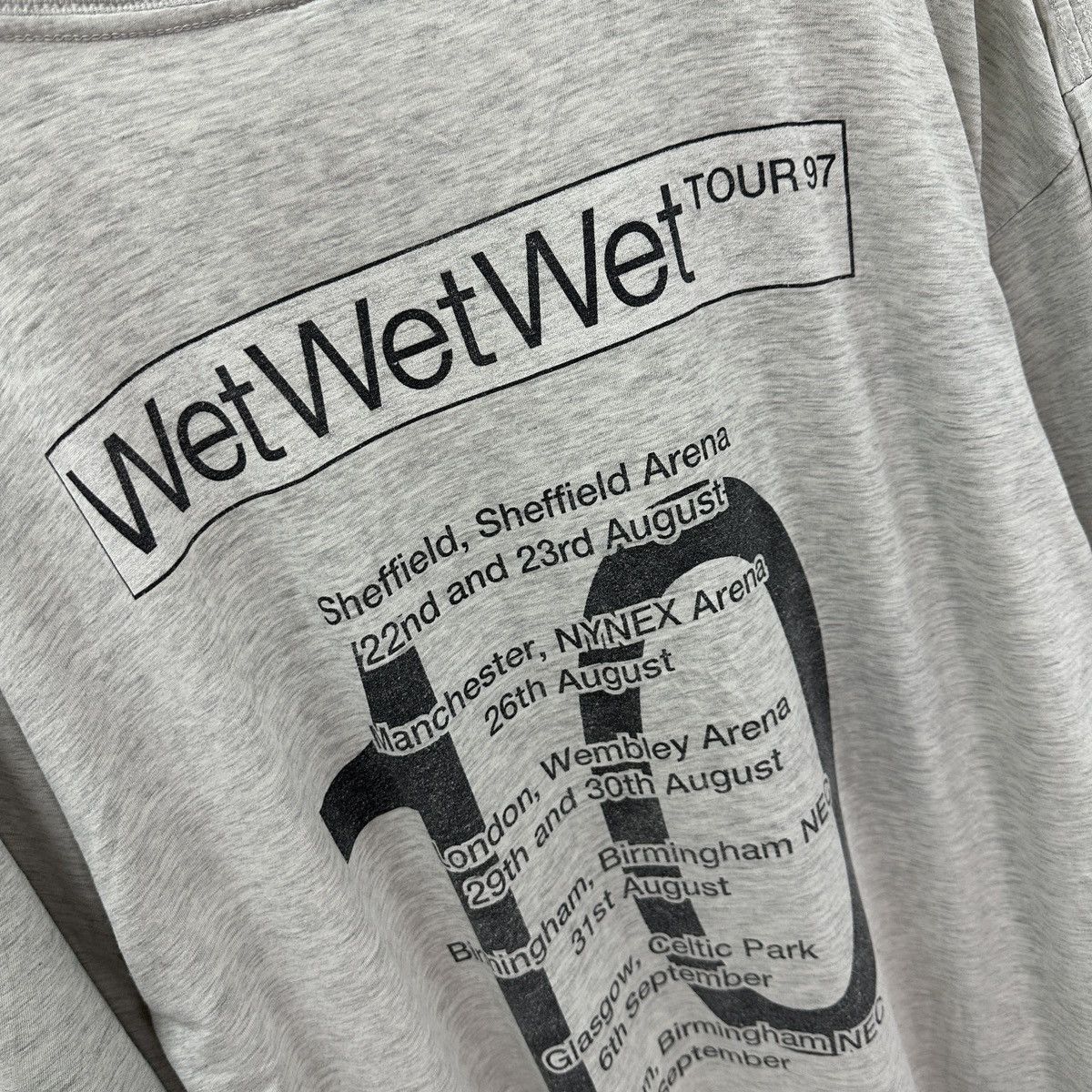Band Tees Vintage 90s Wet Wet 1997 World tour tee y2k distressed hype Size US XL / EU 56 / 4 - 6 Thumbnail