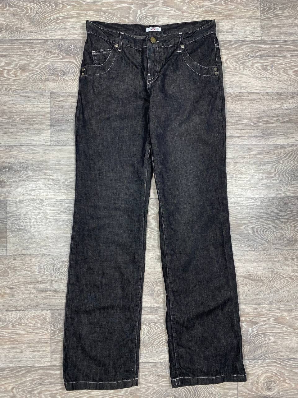 Versace Versace VJC Denim Women's Bell Bottom Black Cotton Jeans Size 30" / US 8 / IT 44 - 3 Thumbnail