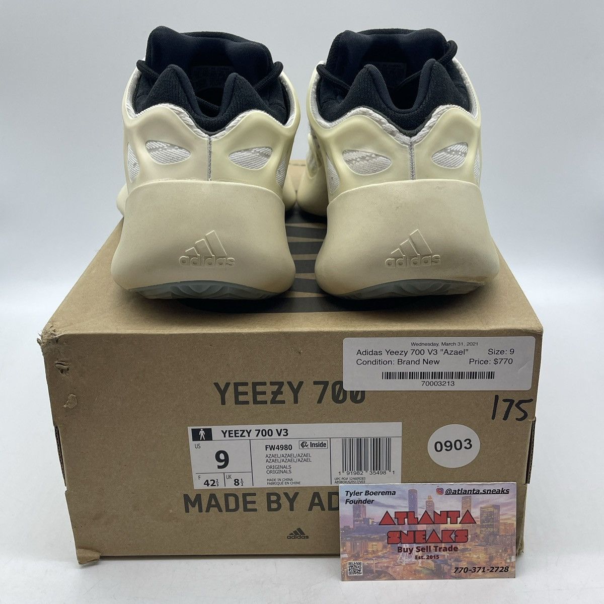 Adidas Yeezy 700 Azael Size US 9 / EU 42 - 3 Thumbnail