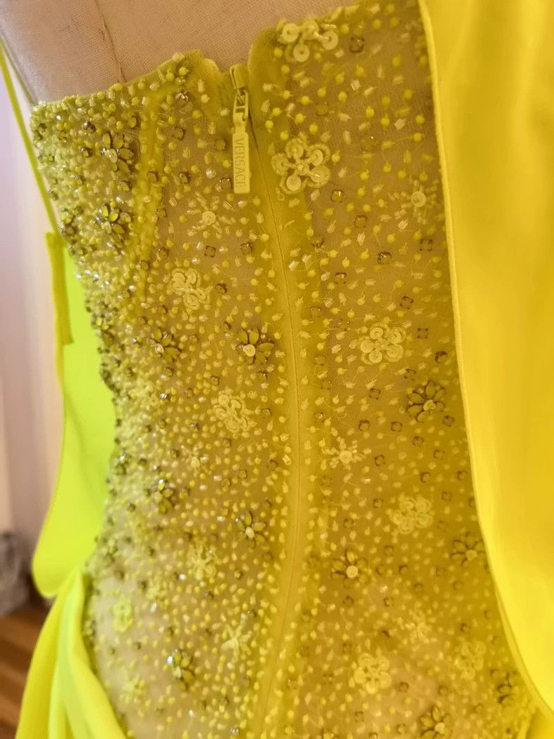 Versace Versace Hand-studded Swarovski rhinestone dress Size S / US 4 / IT 40 - 4 Thumbnail
