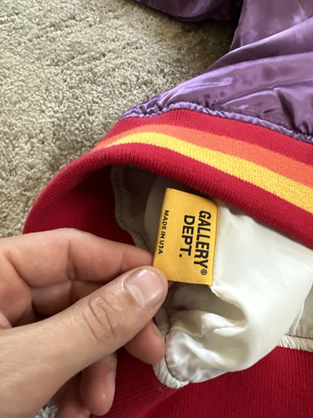 Gallery Dept. Gallery dept. MVP embroidered satin bomber jacket Size US L / EU 52-54 / 3 - 7 Thumbnail