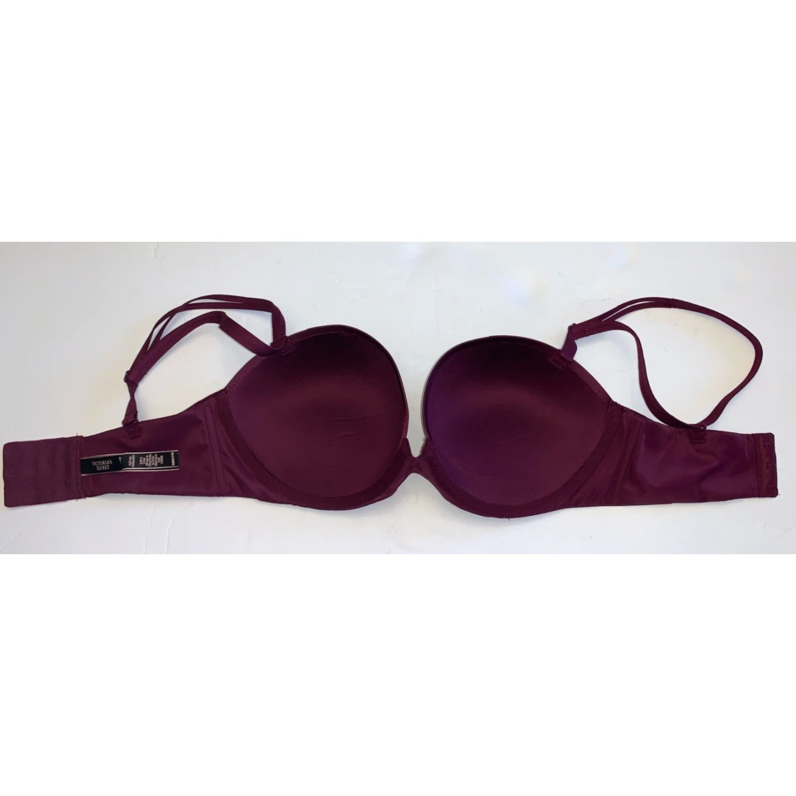 Victoria's Secret Victoria's Secret Very Sexy Bra 32DD Purple Demi Underwire Padded Multiway Convertible Back Closure Womens Size ONE SIZE - 7 Thumbnail