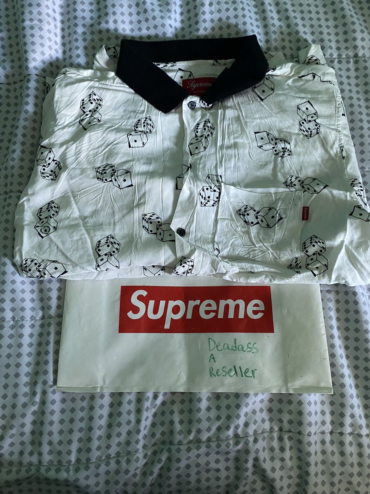 Supreme 19ss Dice Rayon ぬかり Shirt