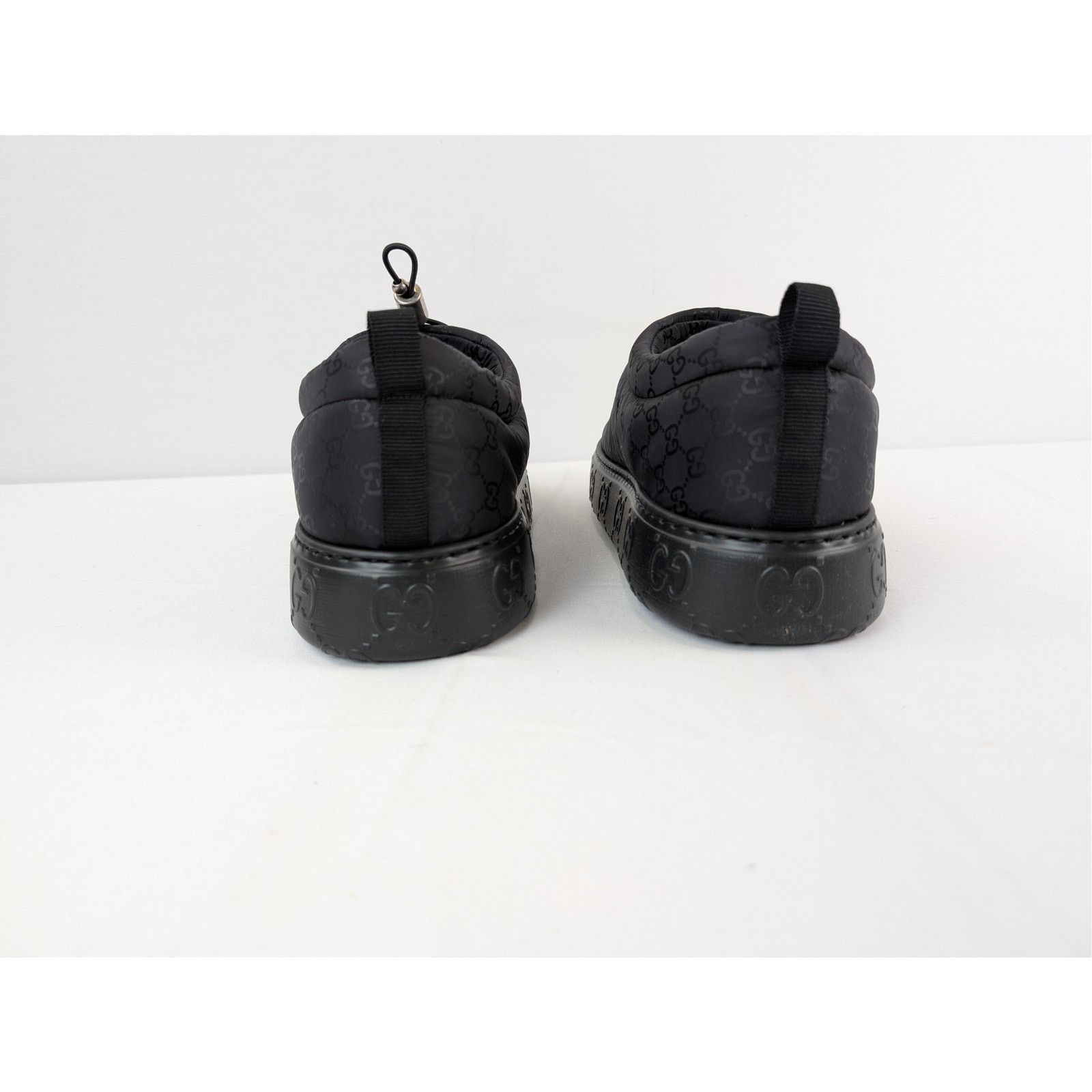 Gucci o1rshd1 M Nut Nylon Moccasin Shoes in Black Size US 10.5 / EU 43-44 - 11 Thumbnail